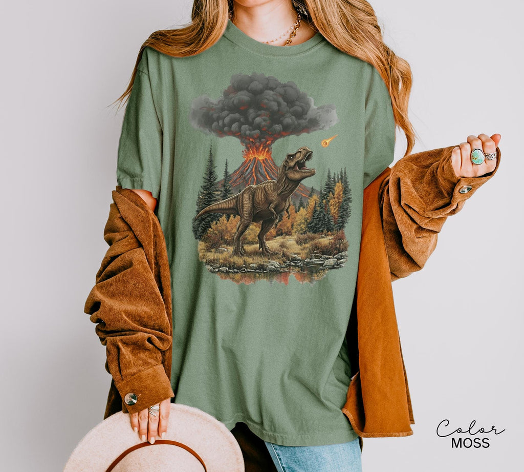 Vintage Jurassic Dinosaur 90s Graphic T-Shirt, Retro T-Rex Shirt, 90s Prehistoric Graphic Tee, Dino Sweatshirt, Nostalgia Nature Gift
