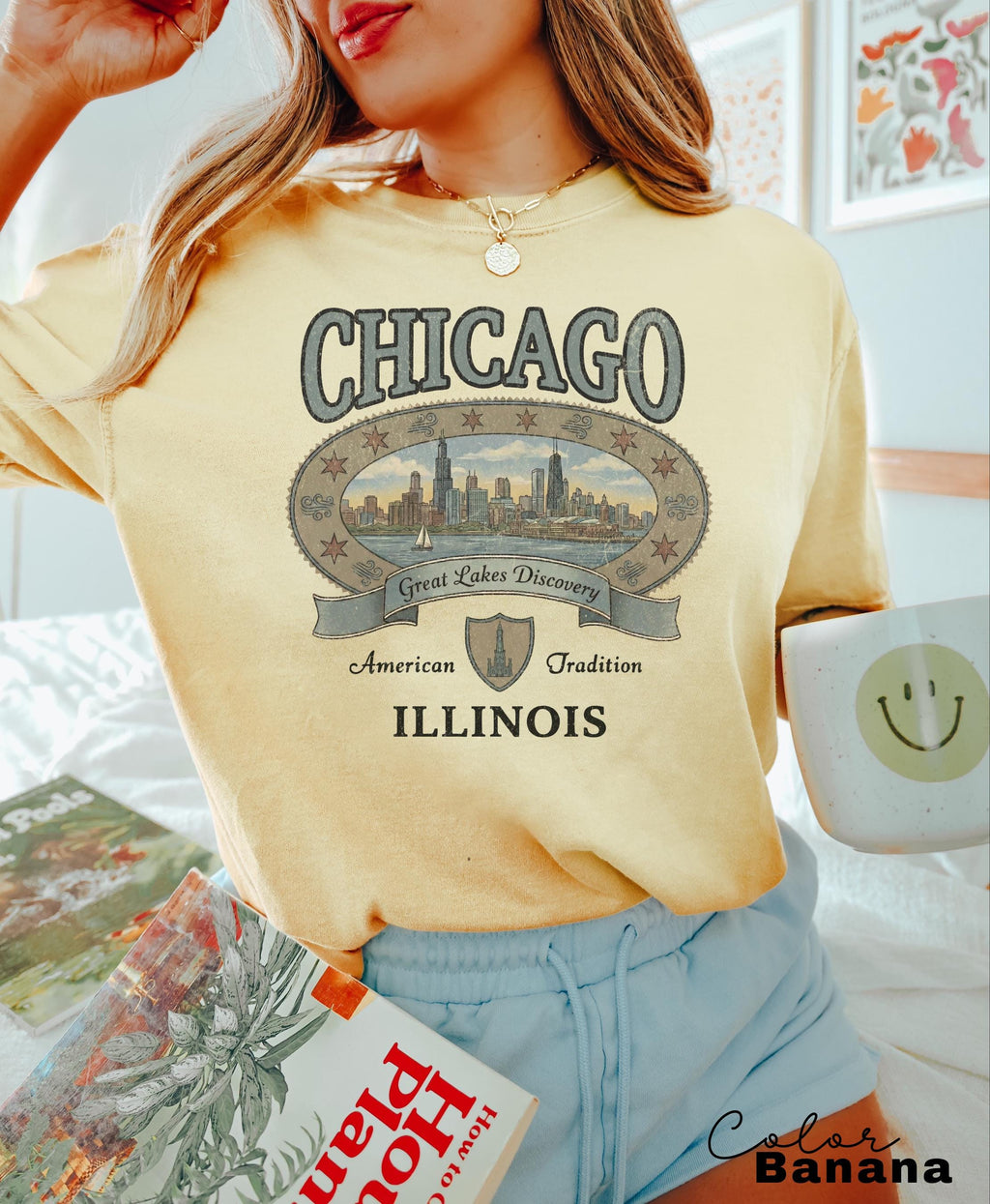 Retro Chicago 90s Style Vintage T-Shirt