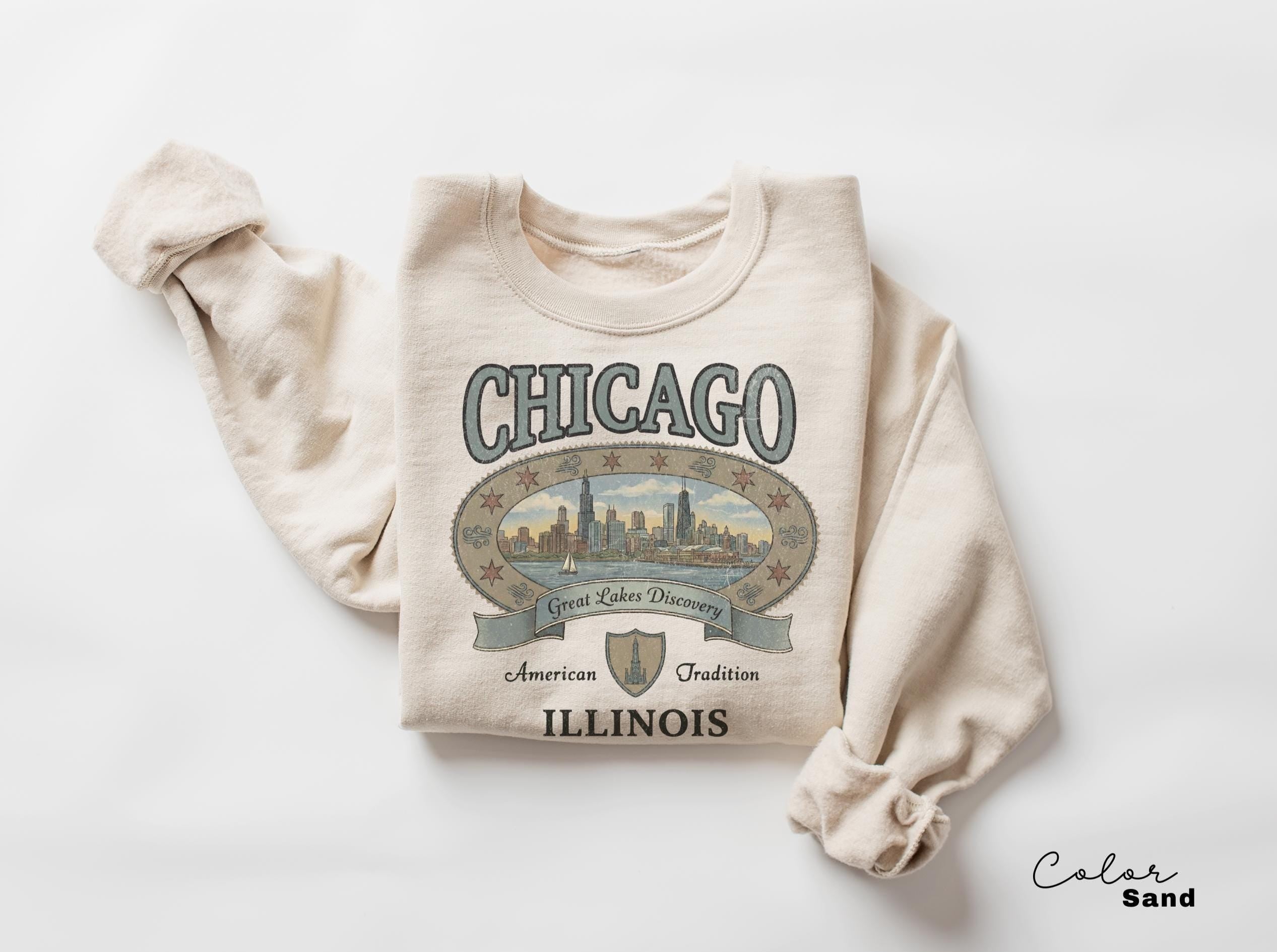 Retro Chicago 90s Style Vintage T-Shirt