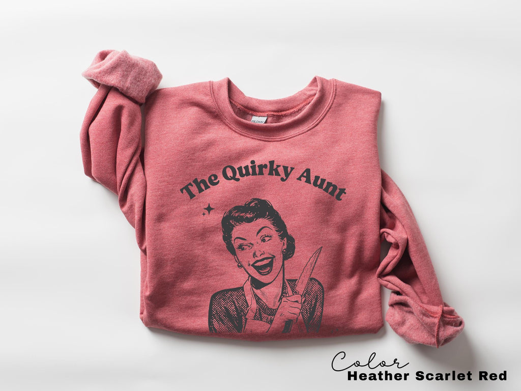 Funny Aunt Shirt, Quirky Aunt Sweatshirt, Pregnancy Reveal to Sister, Auntie Shirt Cool Aunt, Sarcastic Funny, Unhinged