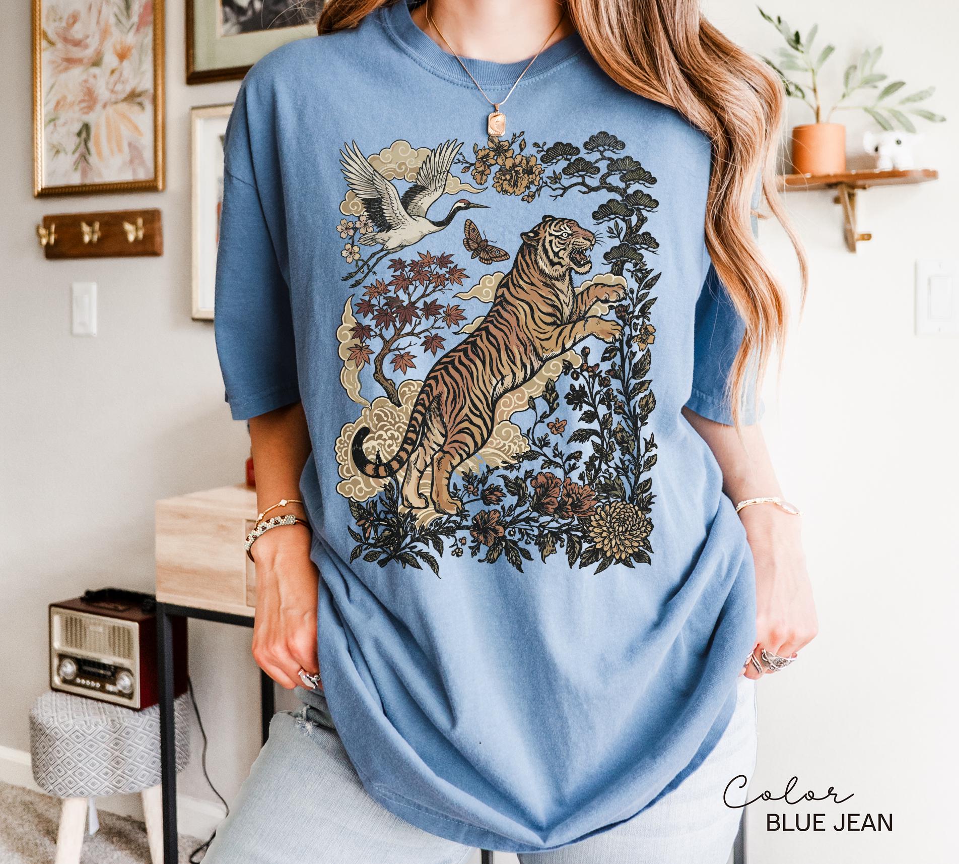Retro Tiger T-Shirt and Sweatshirt