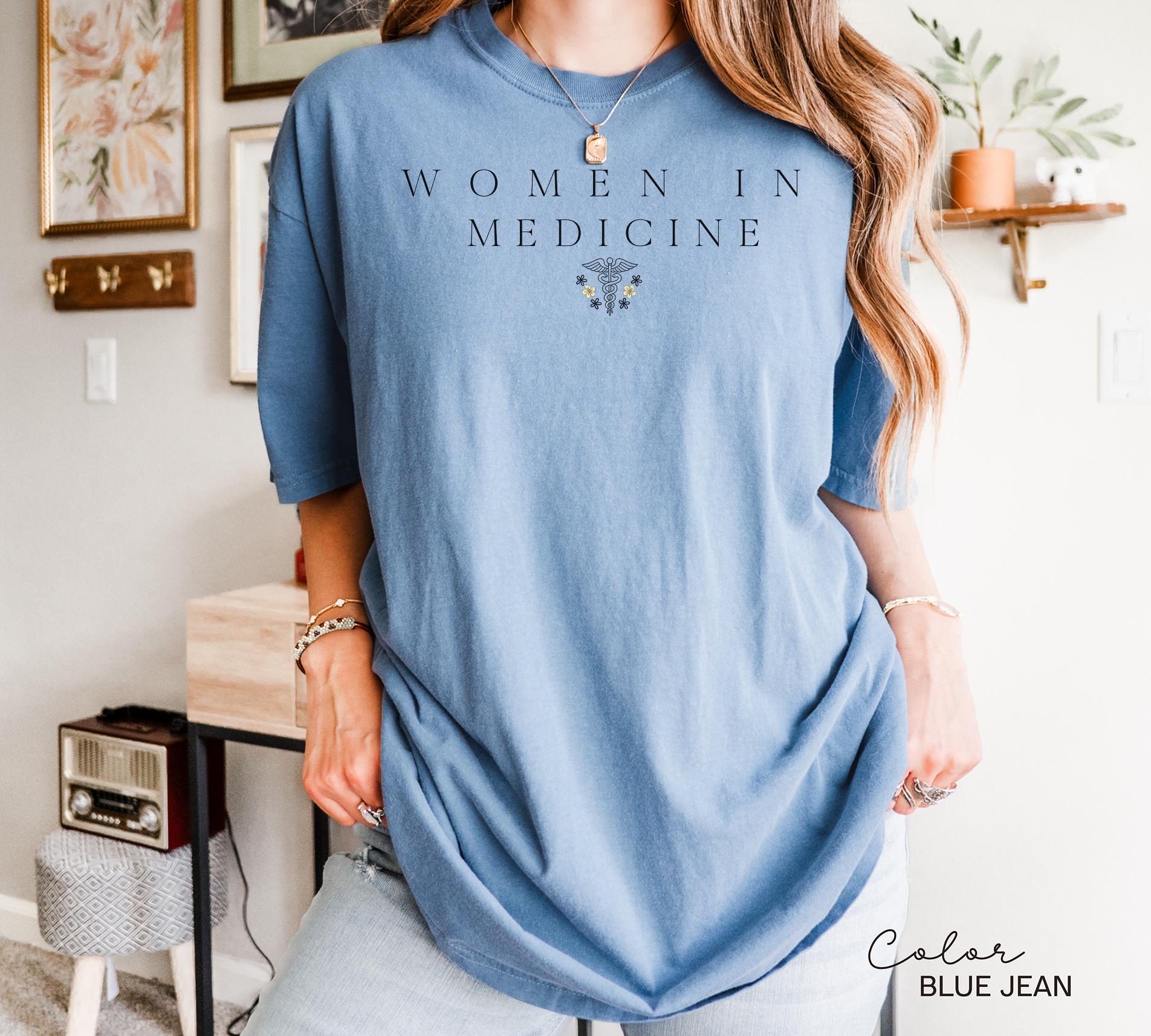 Women In Medicine Sweatshirt, Gifts For Female MD Unisex Crewneck