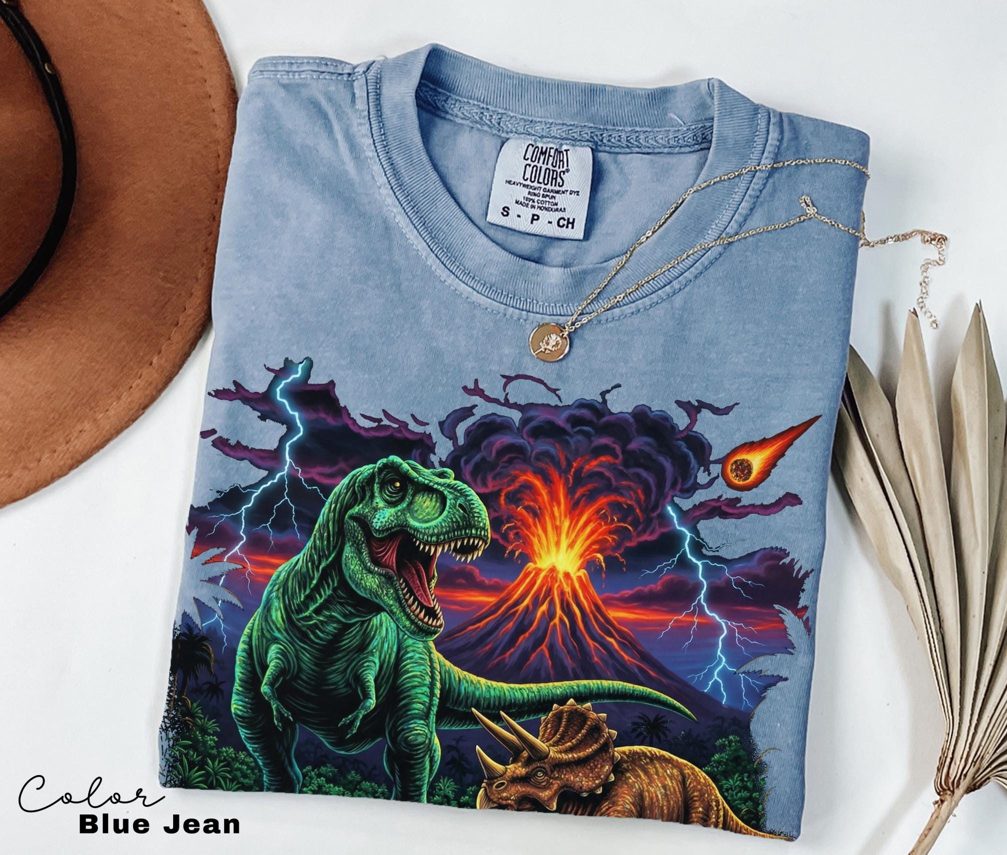 Retro Jurassic Dinosaur 90s T-Shirt, Retro T-Rex & Triceratops Sweatshirt, 90s Prehistoric Graphic Tee, Dino Top, Nostalgia Nature Gift