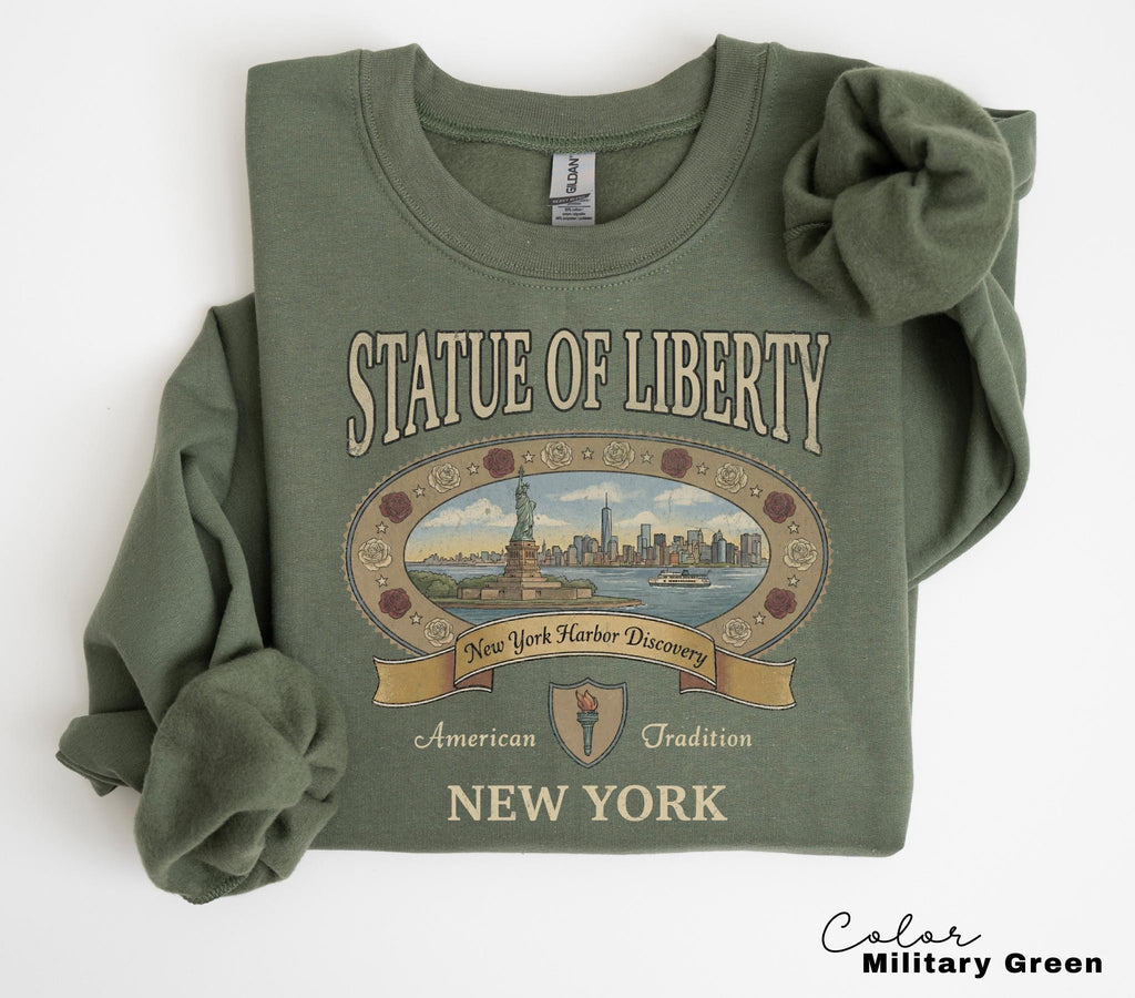 Retro New York City Shirt 90s Style, Vintage Style New York T-Shirt, Retro Travel Shirt, Statue of Liberty, Vacation NYC Shirt