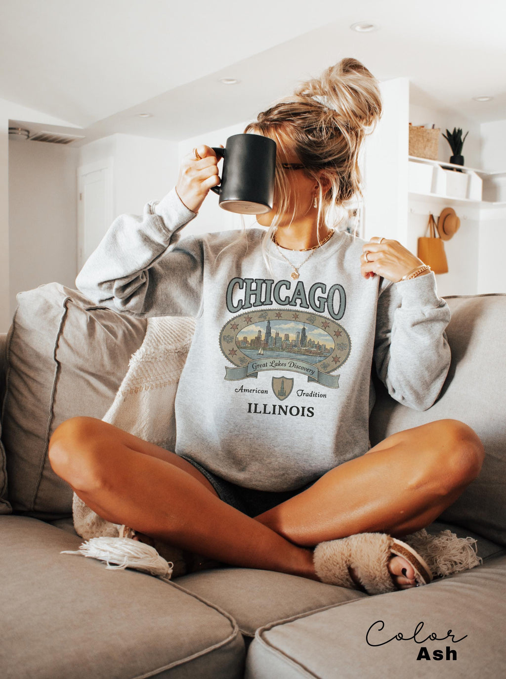 Retro Chicago 90s Style Vintage T-Shirt