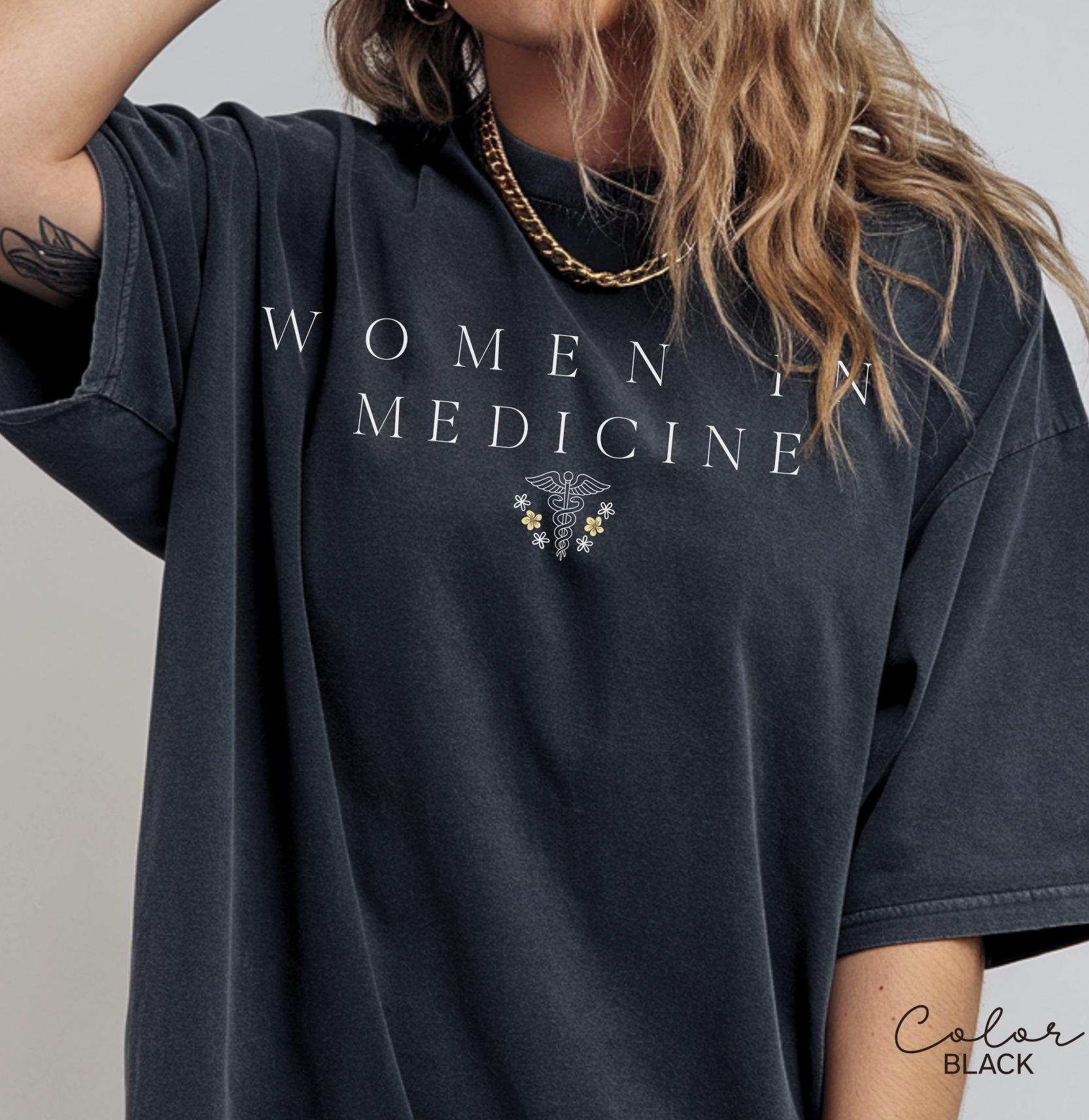 Women In Medicine Sweatshirt, Gifts For Female MD Unisex Crewneck