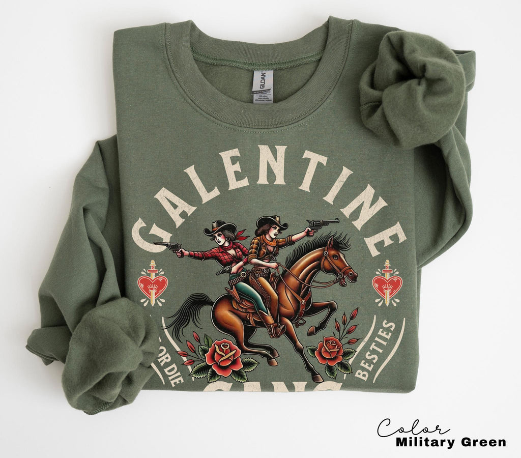 Galentine Gang Comfort Colors Valentine Besties Shirt