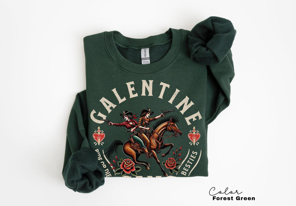 Galentine Gang Comfort Colors Valentine Besties Shirt