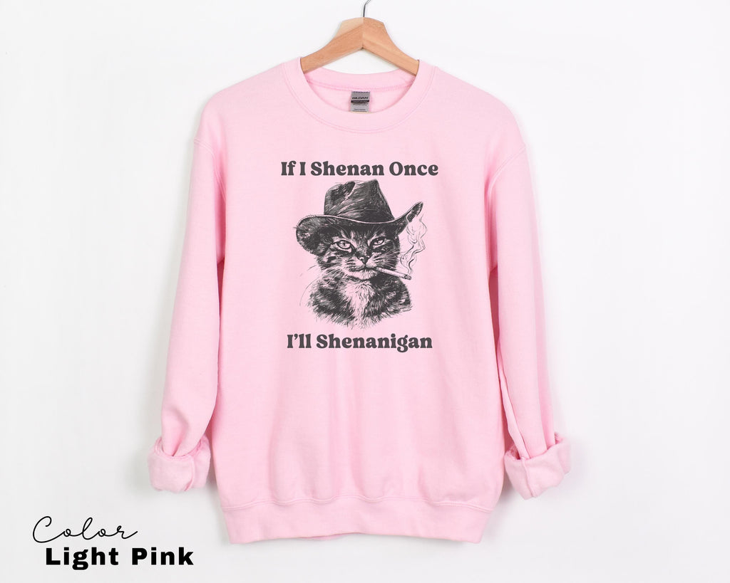 If I Shenan Once I'll Shenanigan Cat Mom T-Shirt