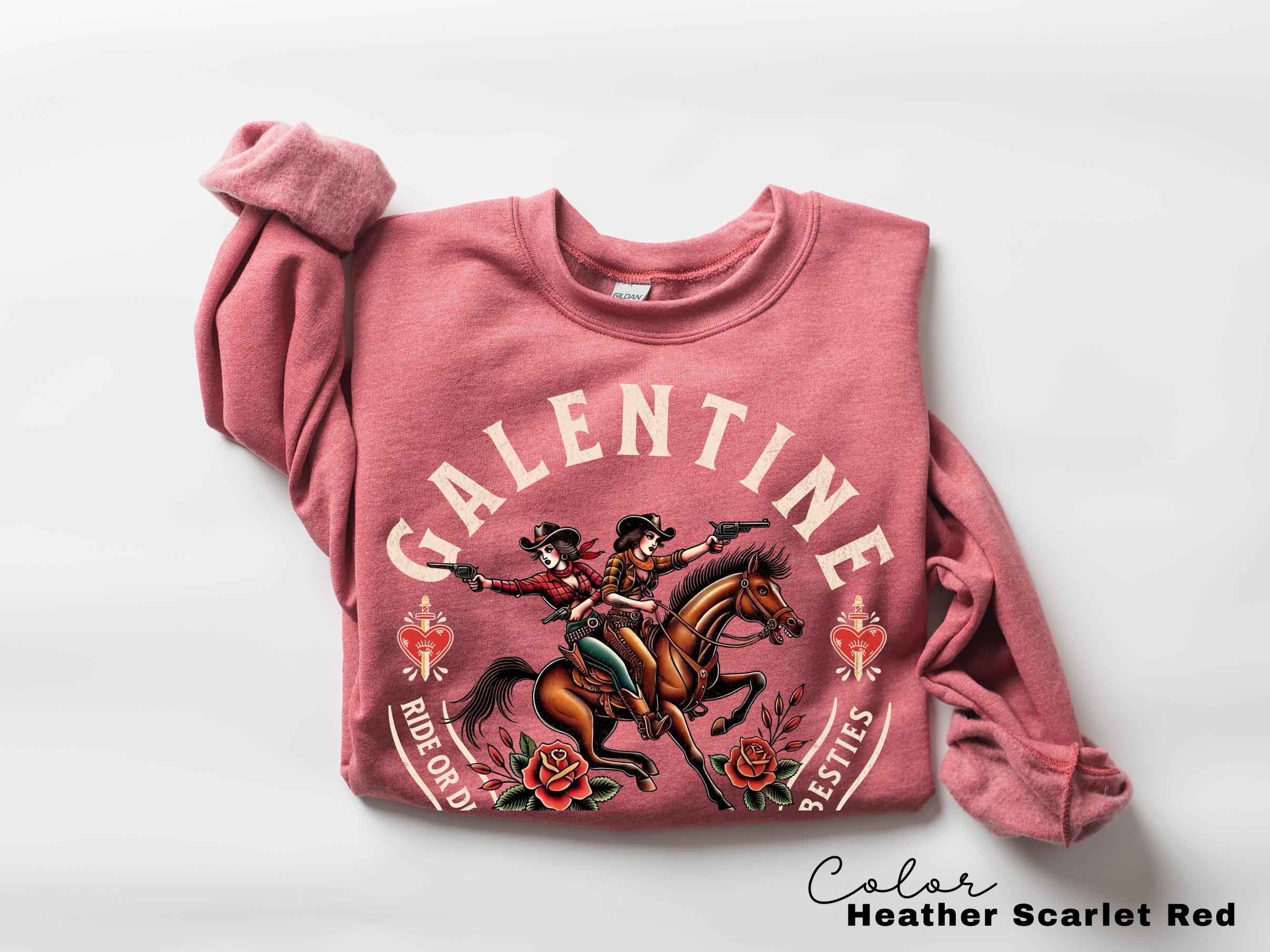 Galentine Gang Comfort Colors Valentine Besties Shirt