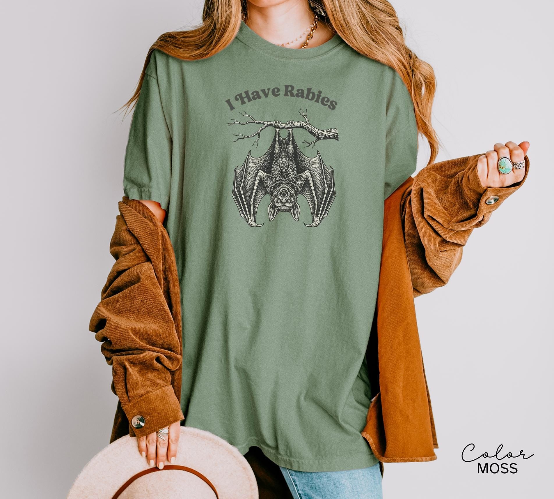 I Have Rabies Bat Funny Unhinged Humor Sweatshirt
