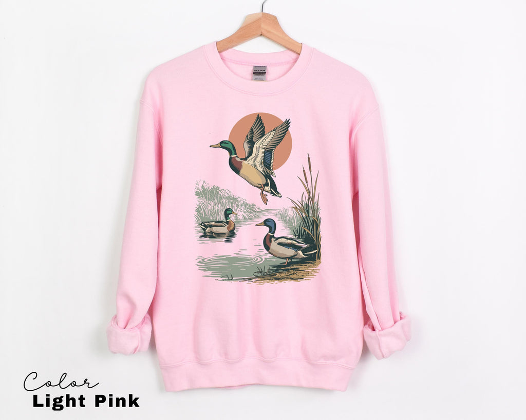 Retro Mallard Ducks T-Shirt, 90's Flying Duck Sweatshirt