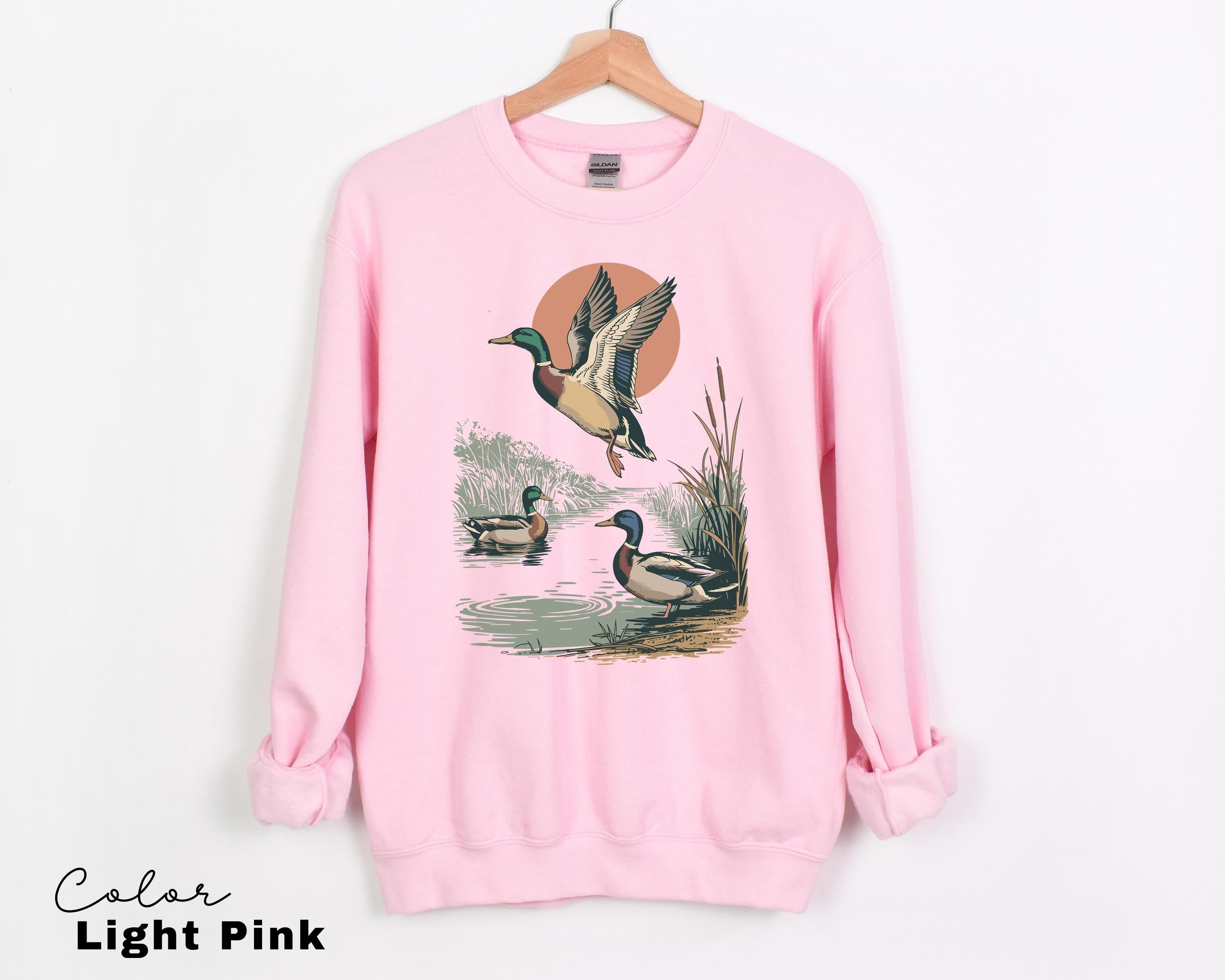 Retro Mallard Ducks T-Shirt, 90's Flying Duck Sweatshirt