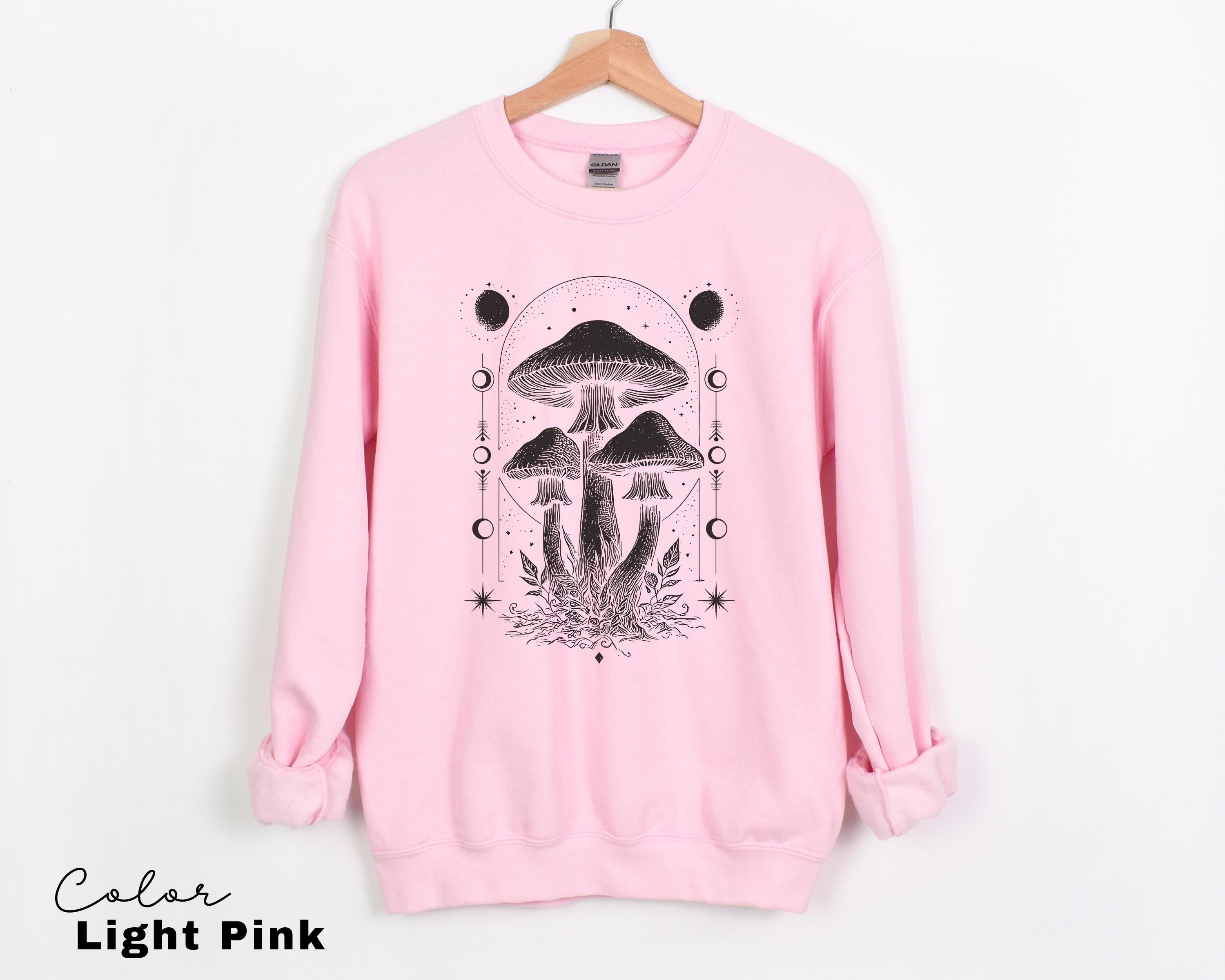 Celestial Mushroom Boho Trendy Sweatshirt, Astrology Tee