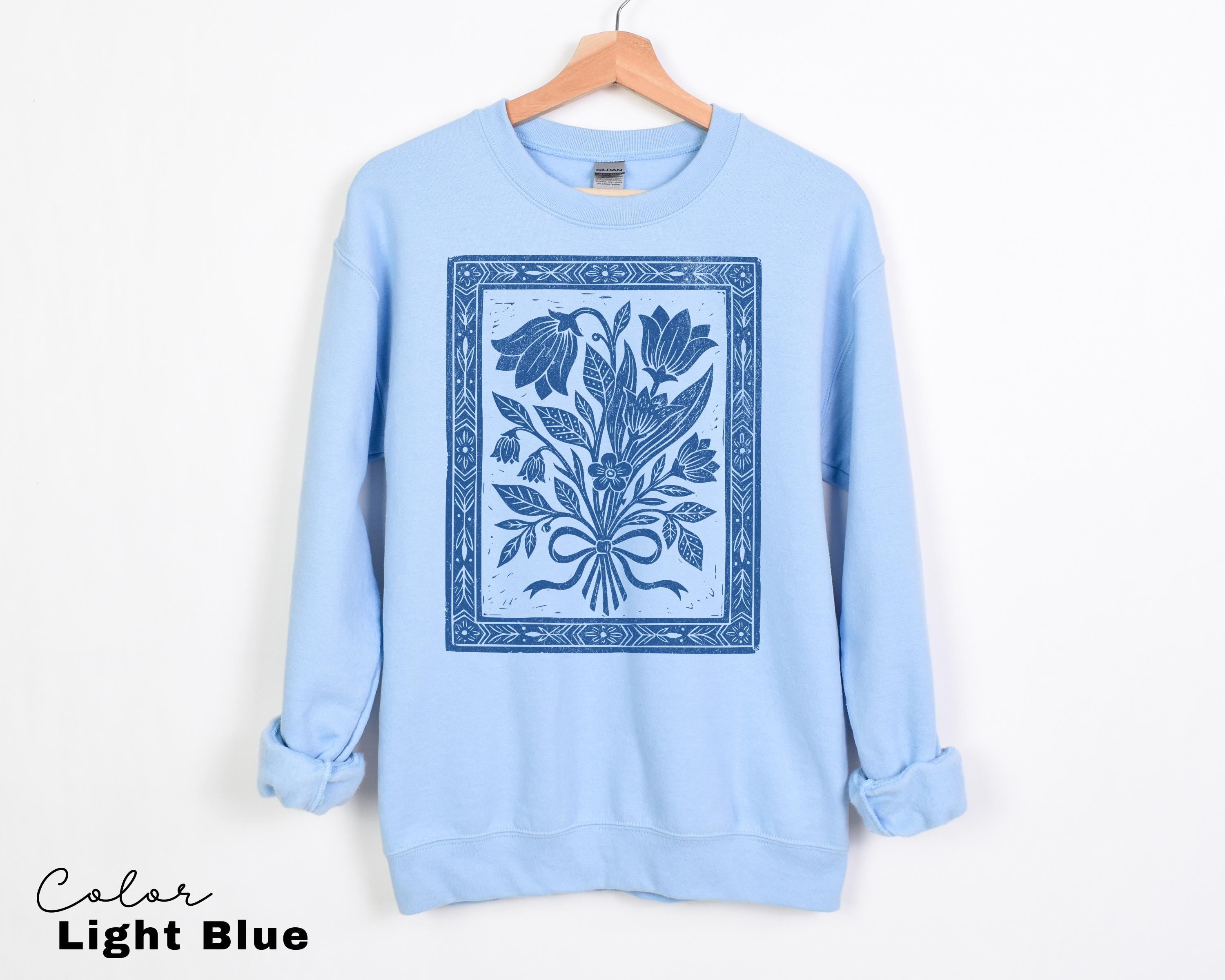 Pressed Wildflowers Comfort Colors Shirt, Vintage Botanical Floral Tee, Cottagecore Boho Flower Shirt, Garden Gift