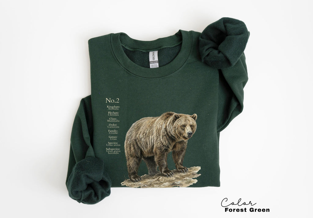 Retro Grizzly Bear Shirt, North American Wildlife Vintage 90s Unisex T-shirt, Nature Shirt, National Parks, Camping Tee, Forestcore, Hiking