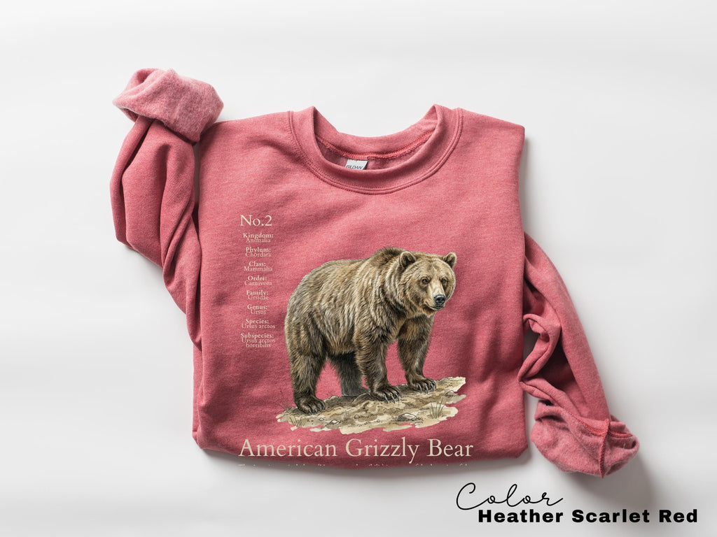 Retro Grizzly Bear Vintage 90s Wildlife Unisex T-Shirt
