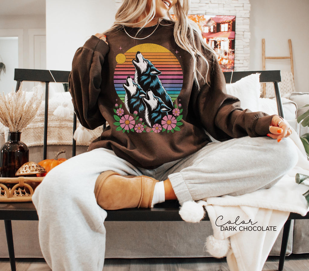 Retro Wolf 90s T-Shirt, Nature Vintage Wildlife Tee