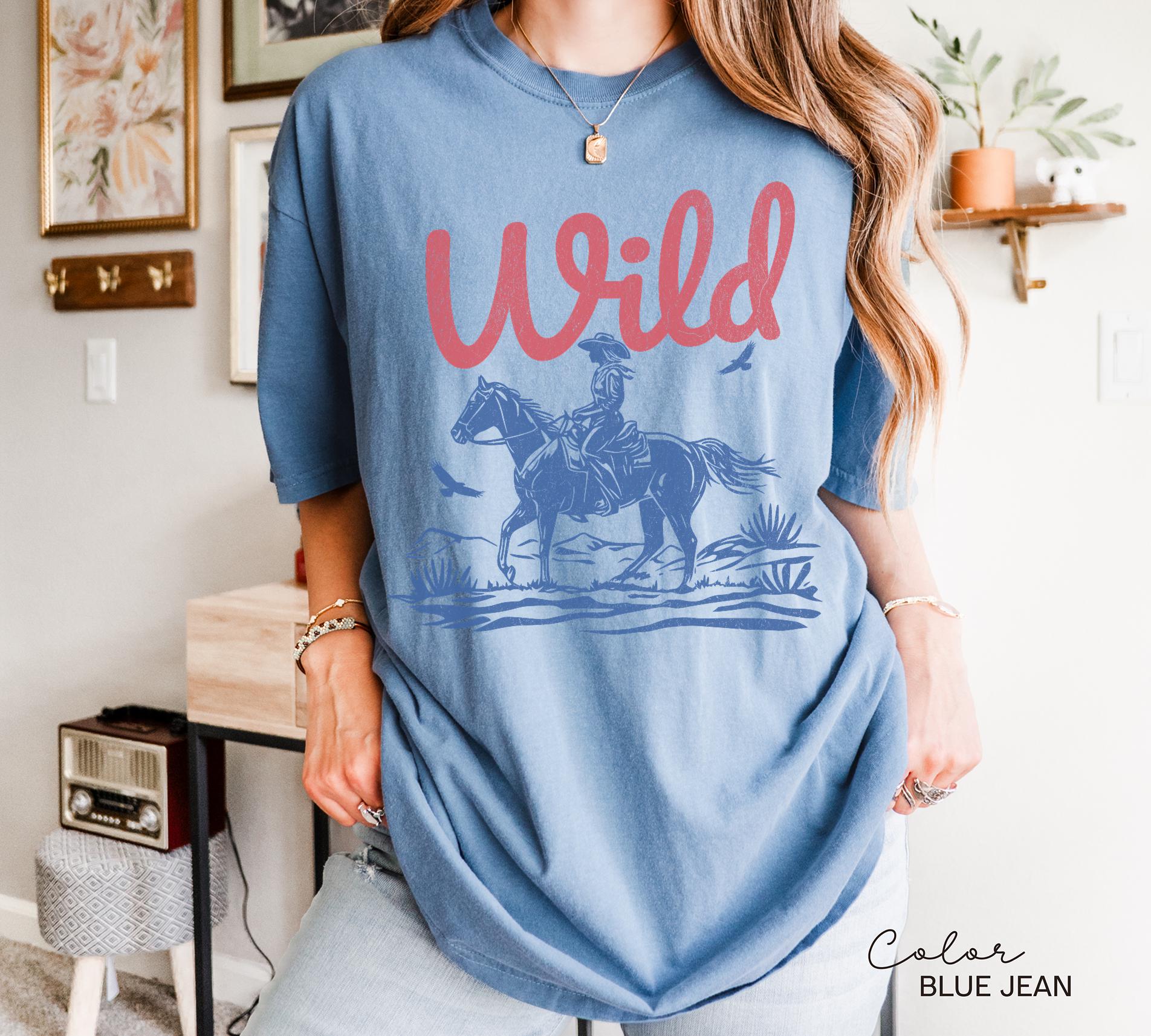 Retro Western Graphic Tee, Comfort Colors Country Girl T-Shirt, Rodeo Outfit, Gift for Her, Country