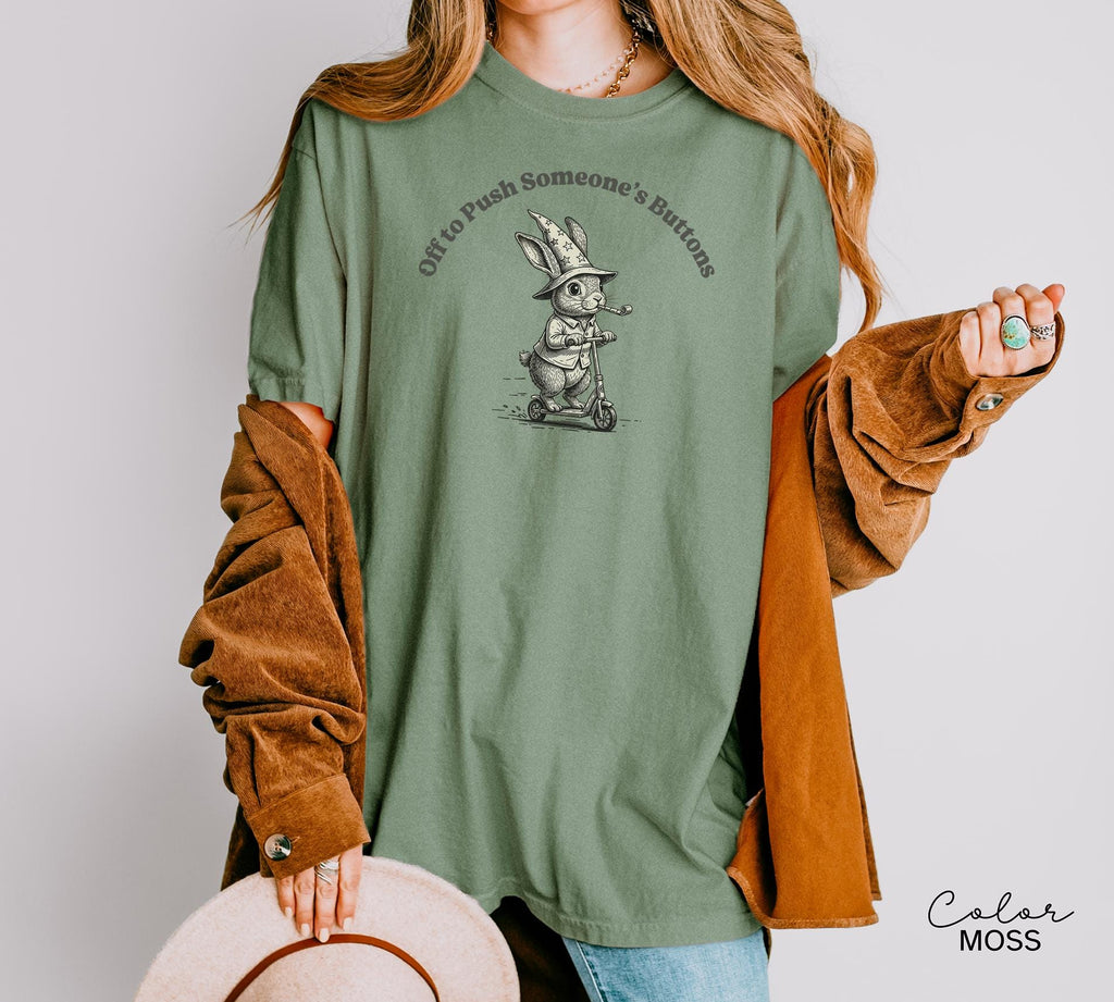 Funny Mental Health Shirt, Off to Push Button T-Shirt or Sweatshirt