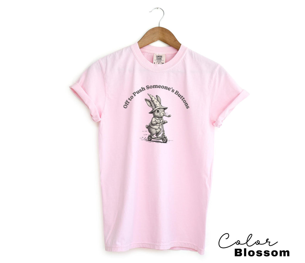Funny Mental Health Shirt, Off to Push Button T-Shirt or Sweatshirt