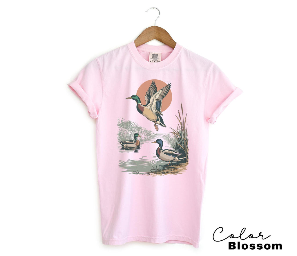 Retro Mallard Ducks T-Shirt, 90's Flying Duck Sweatshirt