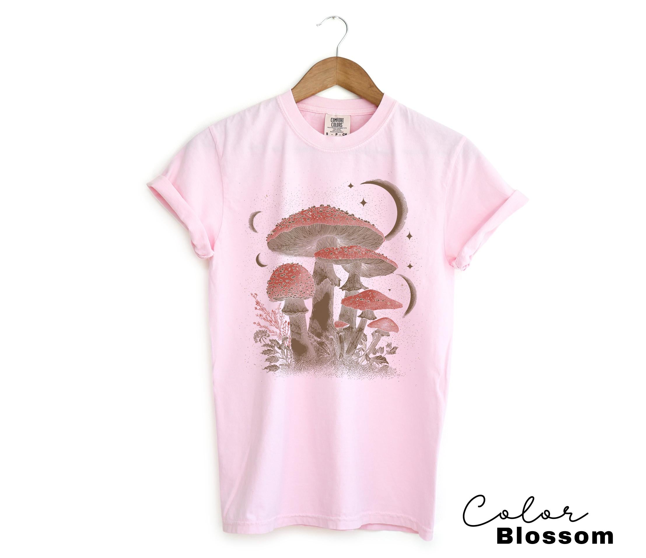 Retro Celestial Mushroom Boho Sweatshirt, Astrology Tee