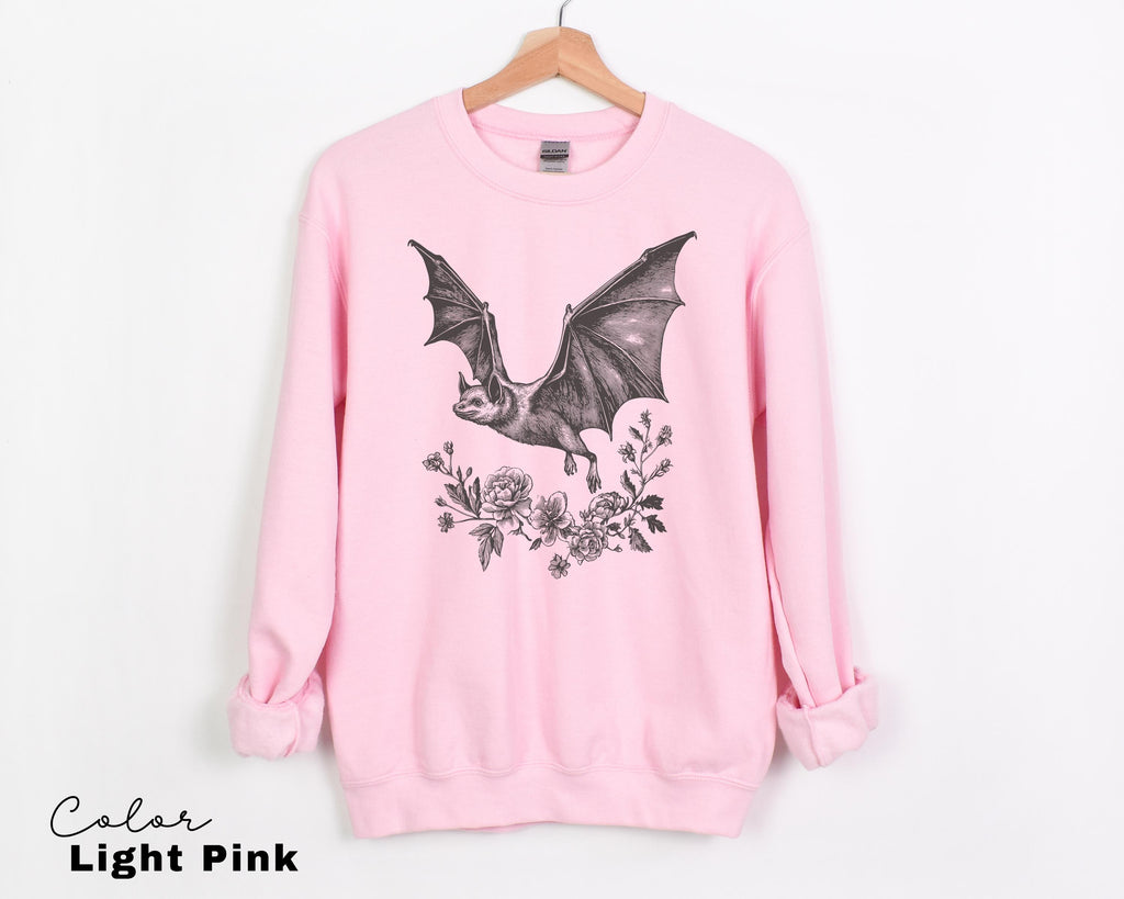 Vintage Style Bat T-Shirt, Gothic Cottagecore Graphic Tee