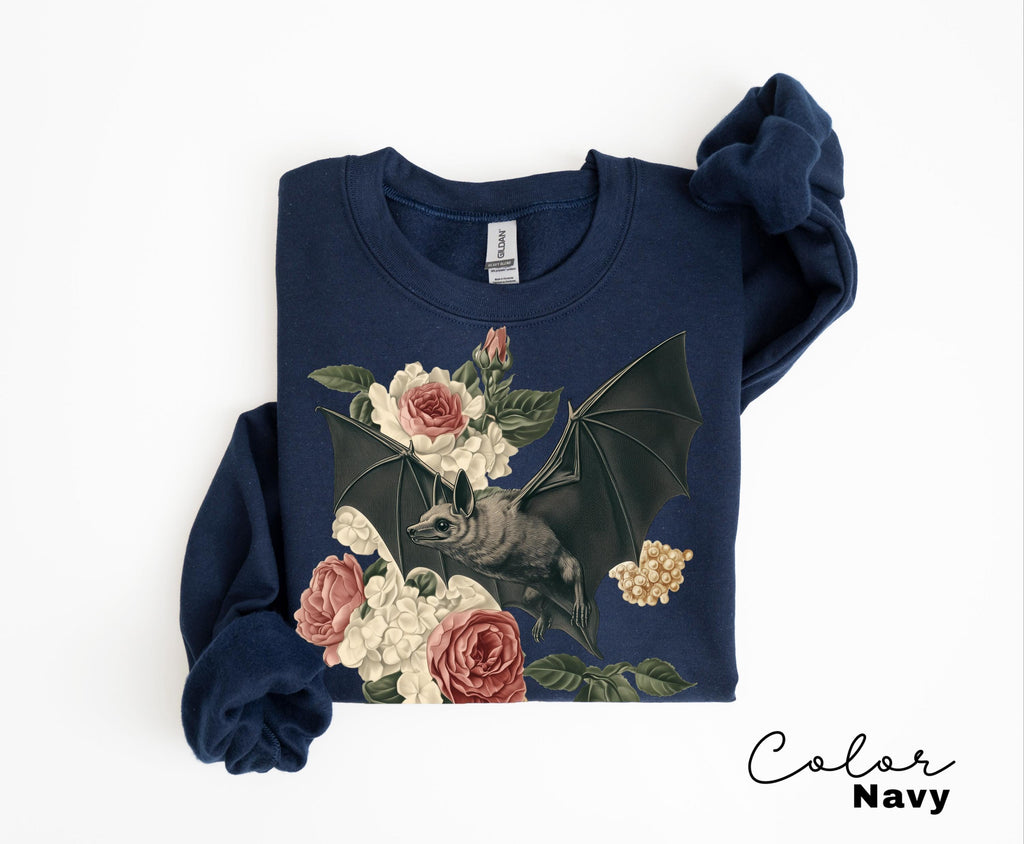 Dark Academia Bat Shirt, Gothic Cottagecore Graphic Tee