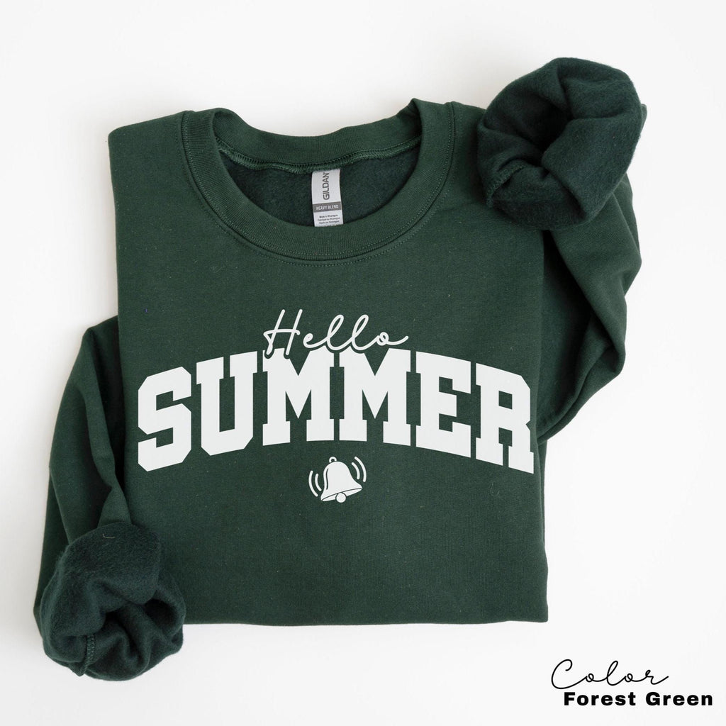 Last Day of School Shirt, Hello Summer Break Shirt for Teacher, Teacher Sweatshirt, School Teacher