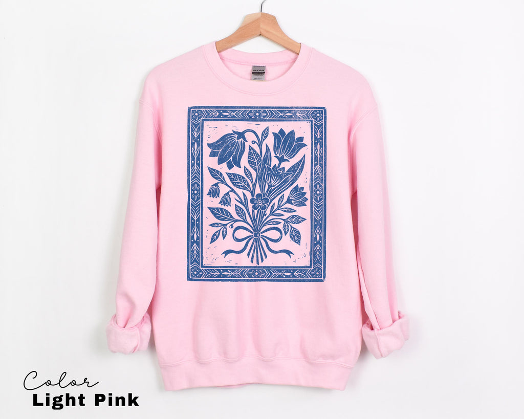 Pressed Wildflowers Comfort Colors Shirt, Vintage Botanical Floral Tee, Cottagecore Boho Flower Shirt, Garden Gift