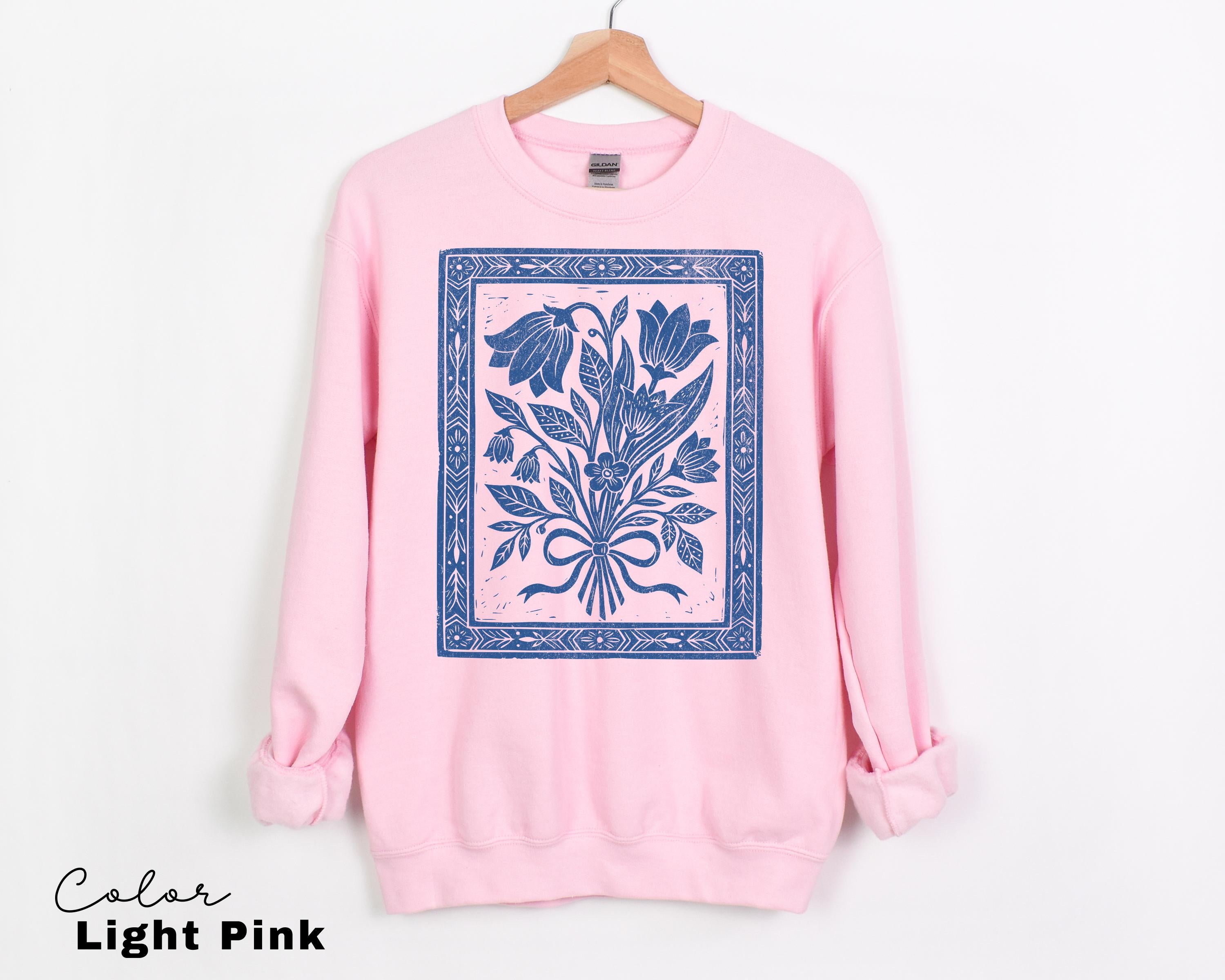 Pressed Wildflowers Comfort Colors Shirt, Vintage Botanical Floral Tee, Cottagecore Boho Flower Shirt, Garden Gift