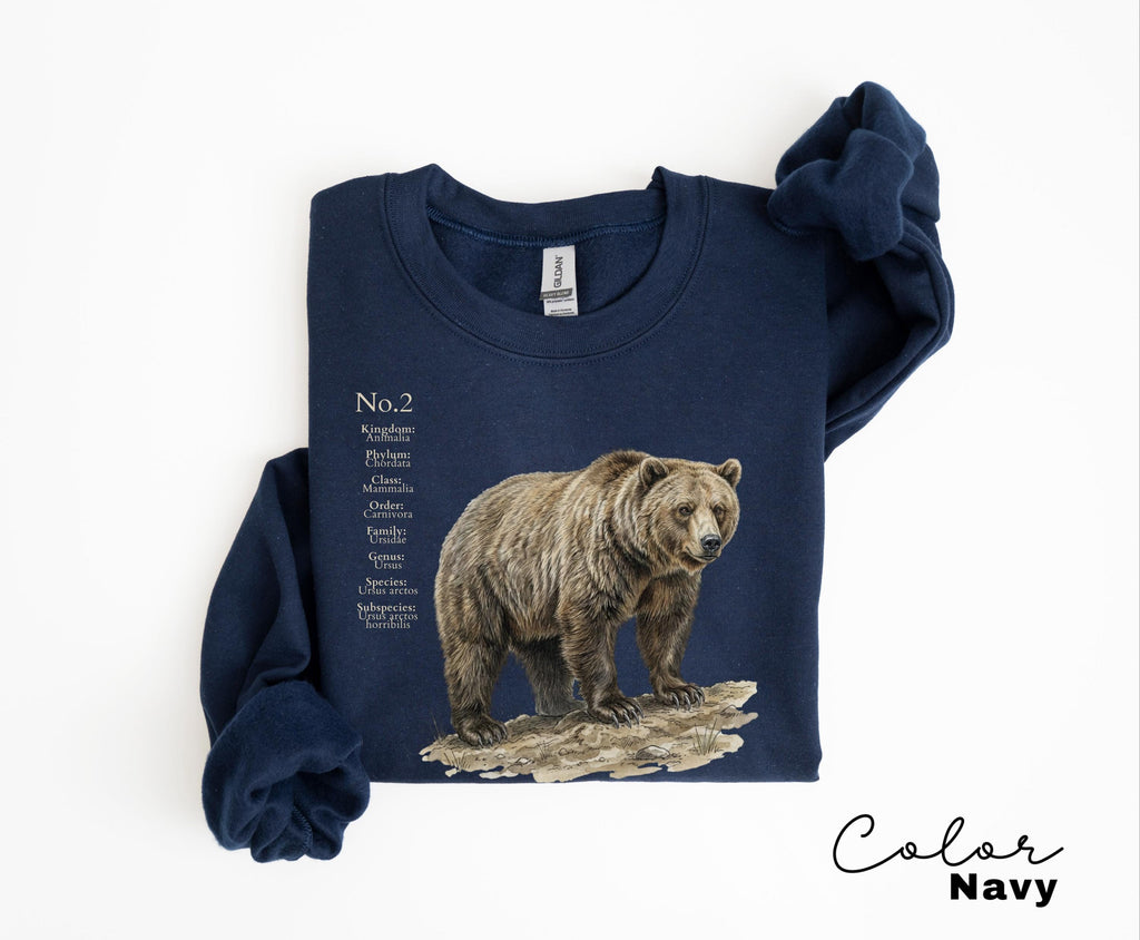 Retro Grizzly Bear Shirt, North American Wildlife Vintage 90s Unisex T-shirt, Nature Shirt, National Parks, Camping Tee, Forestcore, Hiking