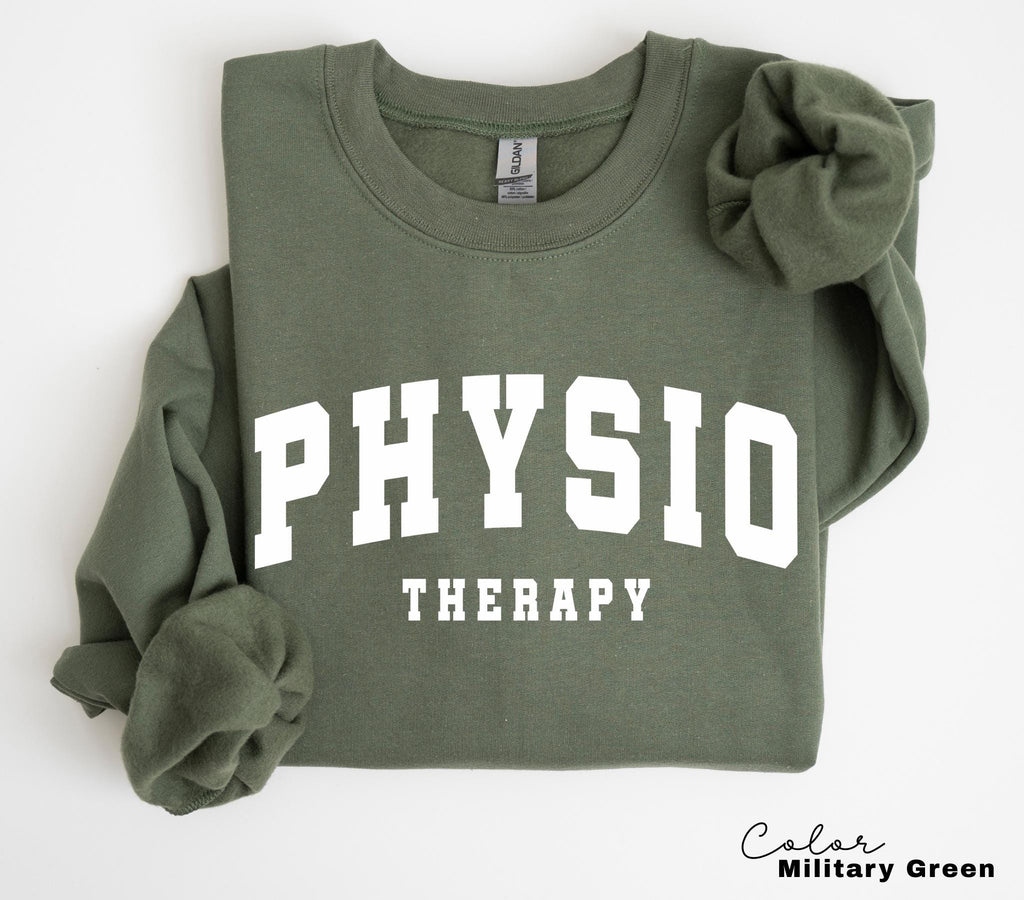 Retro Physical Therapy Sweatshirt, Physiotherapy Gift for Physical Therapist