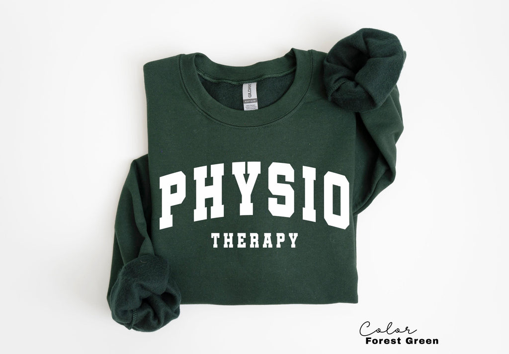 Retro Physical Therapy Sweatshirt, Physiotherapy Gift for Physical Therapist