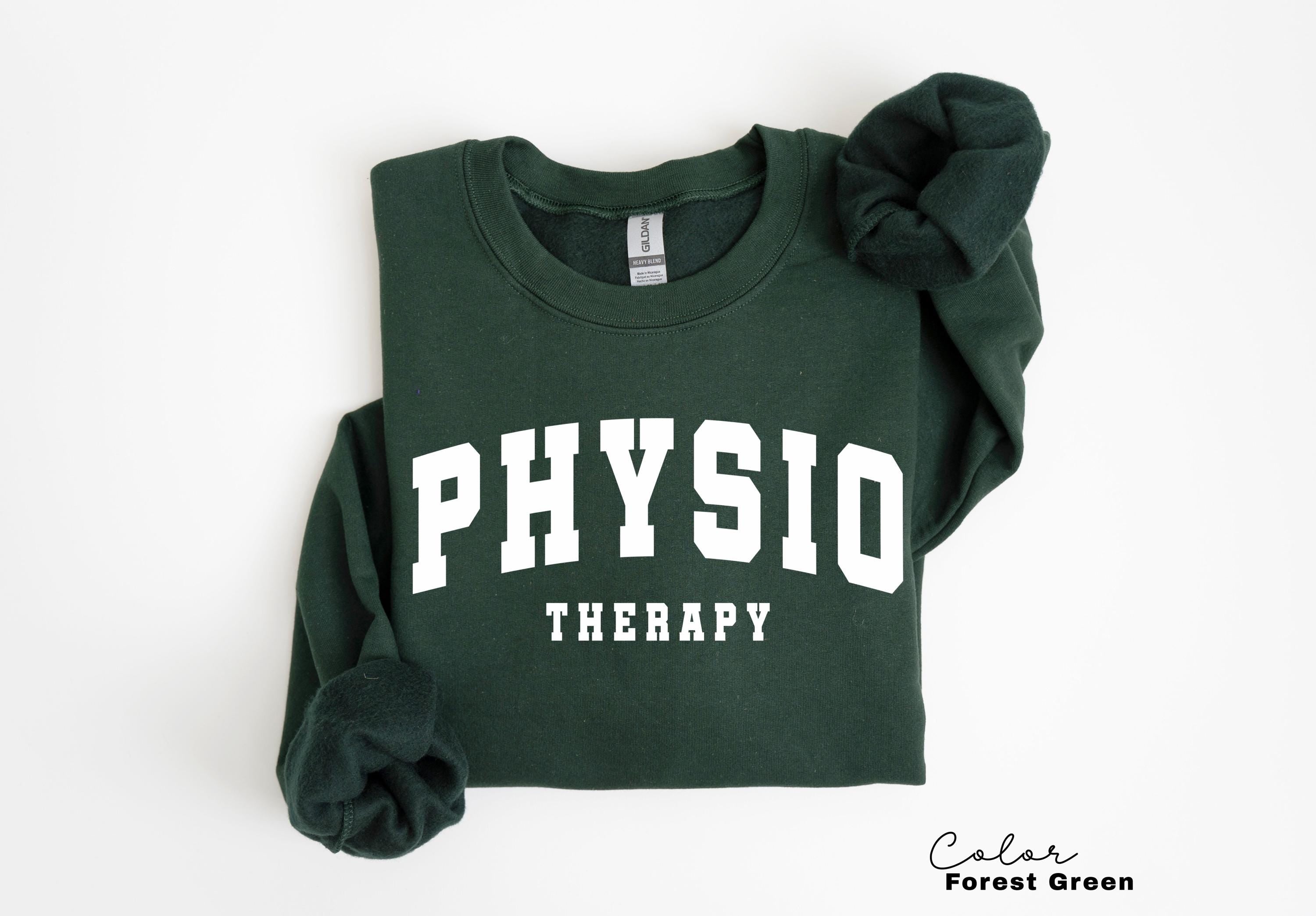 Retro Physical Therapy Sweatshirt, Physiotherapy Gift for Physical Therapist