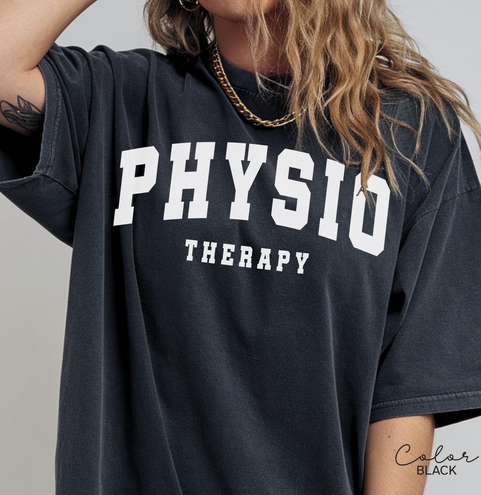 Retro Physical Therapy Sweatshirt, Physiotherapy Gift for Physical Therapist
