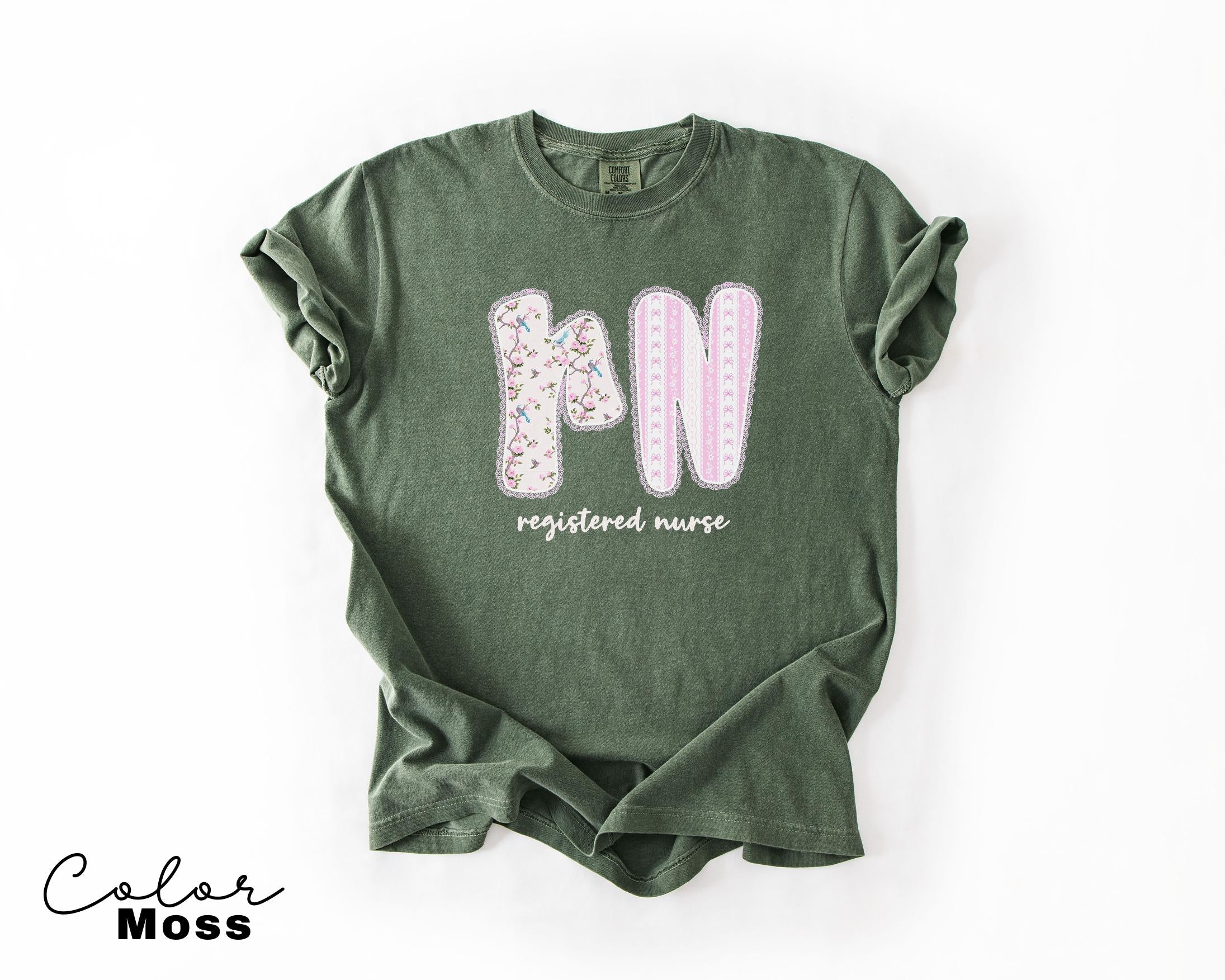 Registered Nurse Comfort Colors Shirt, Nurse Graduation Gift, Nurse Week Shirt,