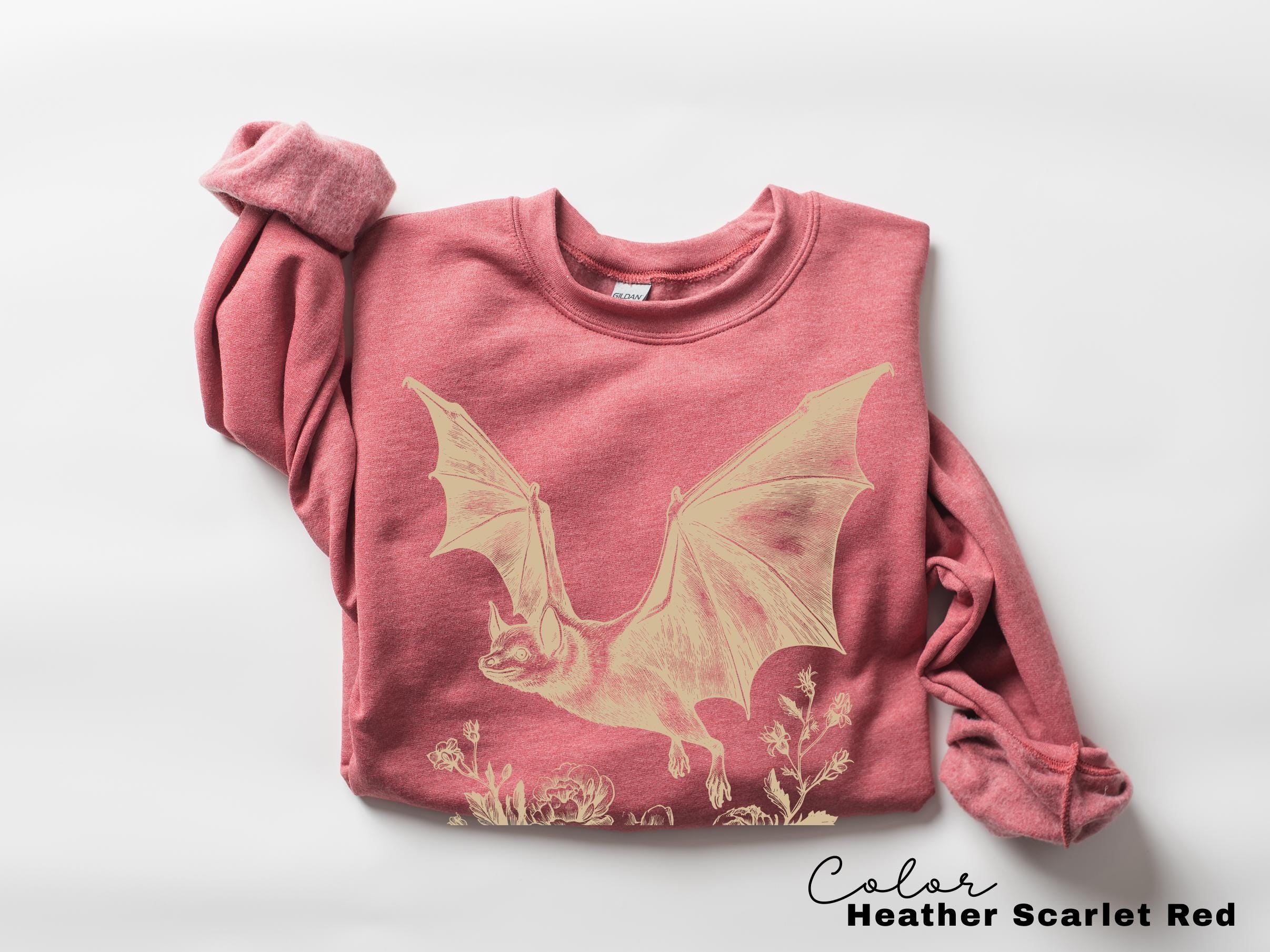 Vintage Style Bat T-Shirt, Gothic Cottagecore Graphic Tee