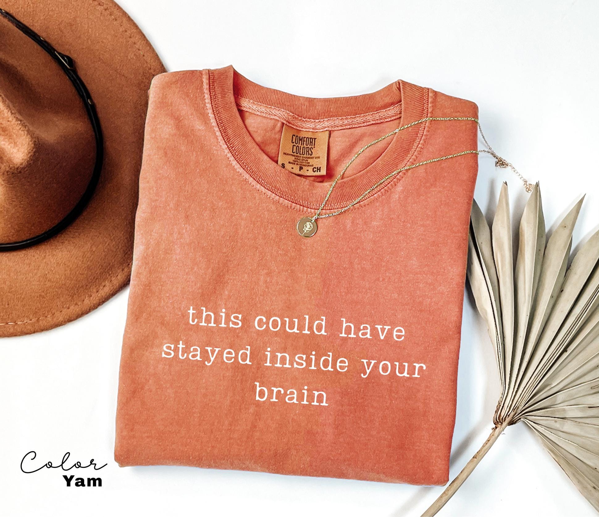 Comfort Colors Funny Thought Humor Shirt, Sarcastic Quote Tee, Relatable Meme Shirt, Funny Humor Tee, Sarcastic Graphic Tee, Witty Humor