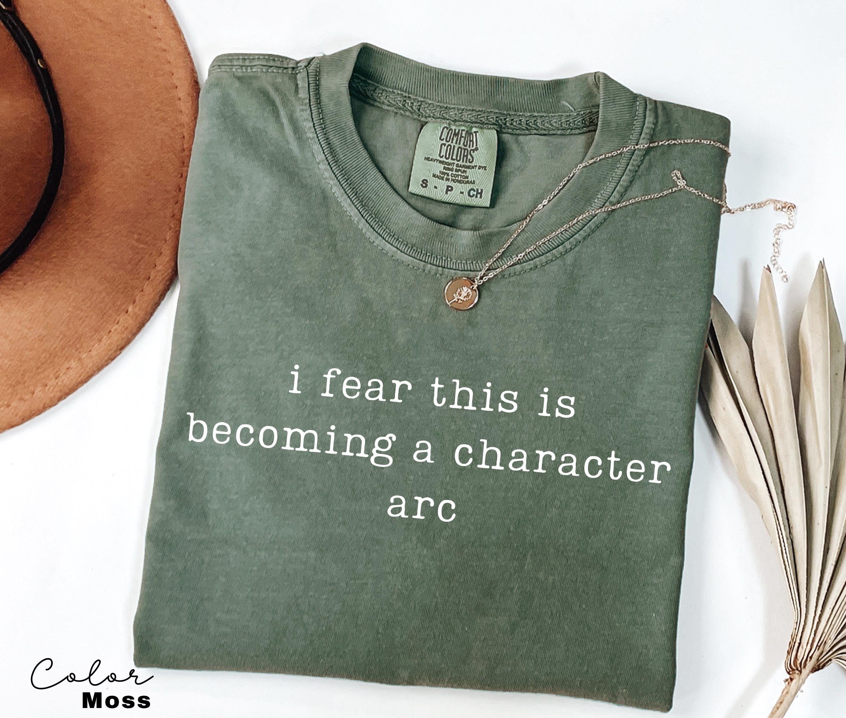 Comfort Colors Character Arc Shirt, Funny Meme Shirt, Internet Humor Tee, Sarcastic Humor Shirt, Relatable Humor Tee, Gen Z Humor Tee,