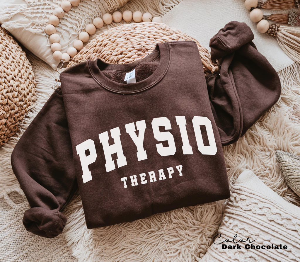 Retro Physical Therapy Sweatshirt, Physiotherapy Gift for Physical Therapist