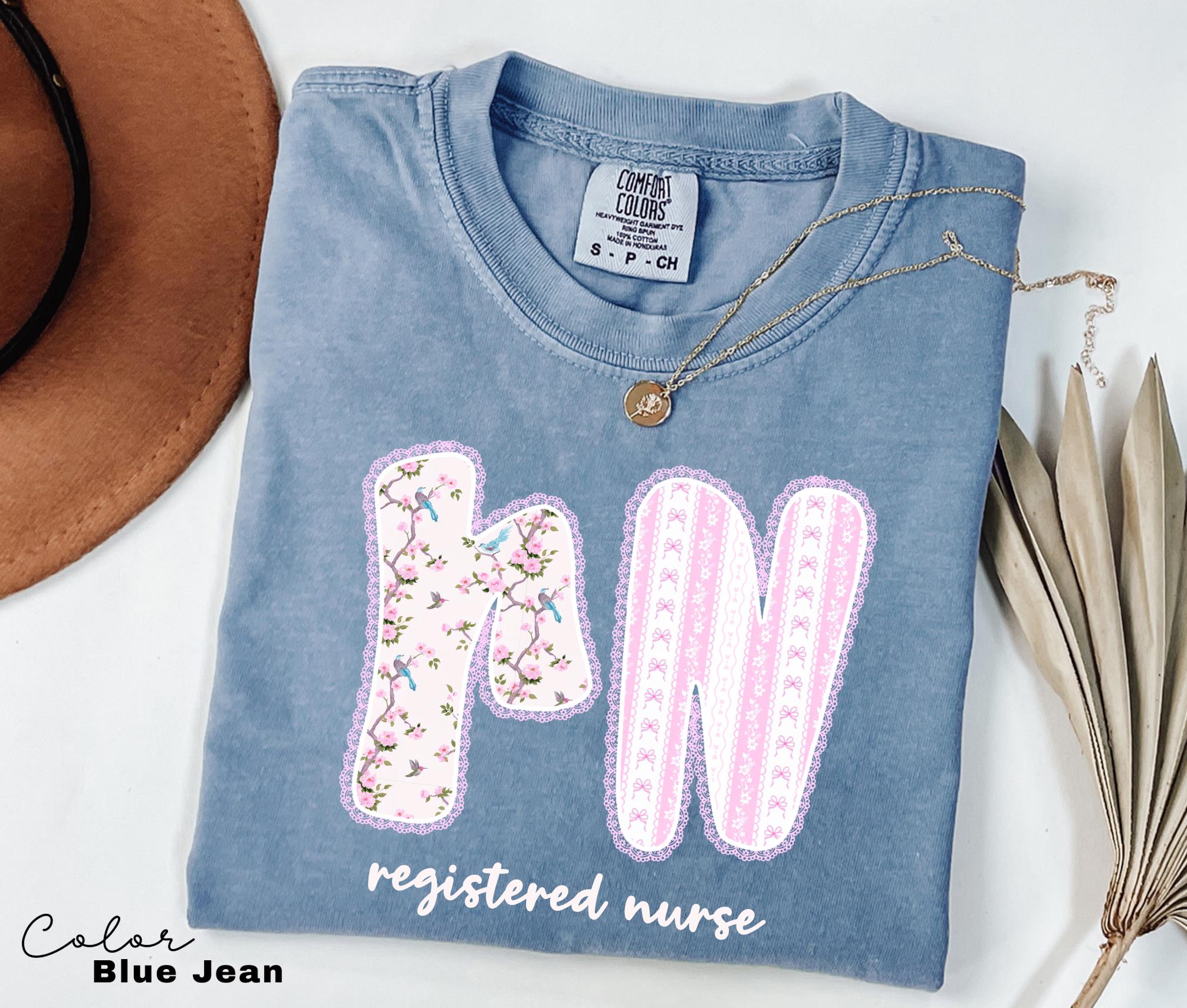 Registered Nurse Comfort Colors Shirt, Nurse Graduation Gift, Nurse Week Shirt,