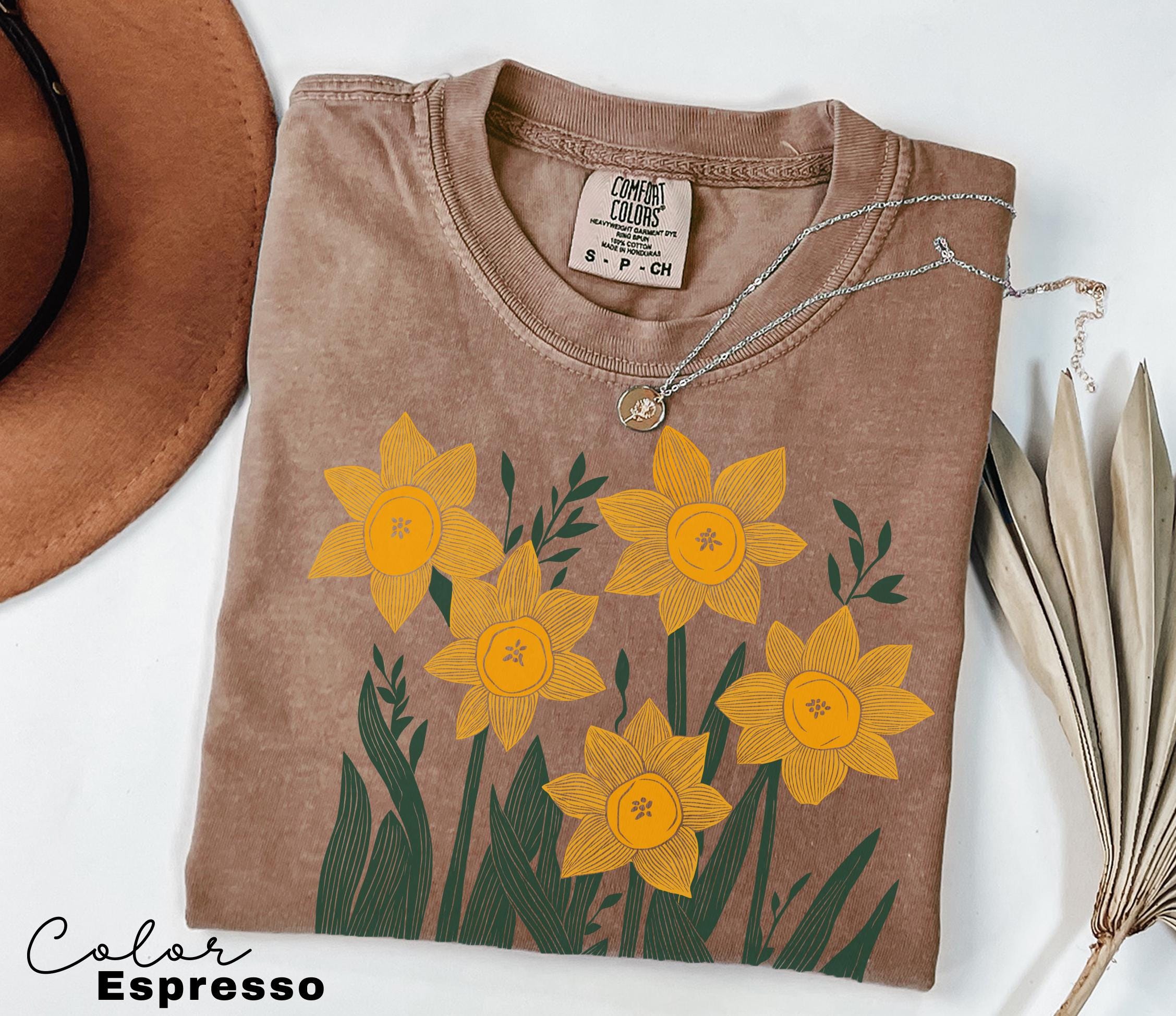 Flower Shirt Comfort Colors, Wildflowers Shirt, Cottagecore Floral Tee, Botanical Shirt, Nature Aesthetic Tee,