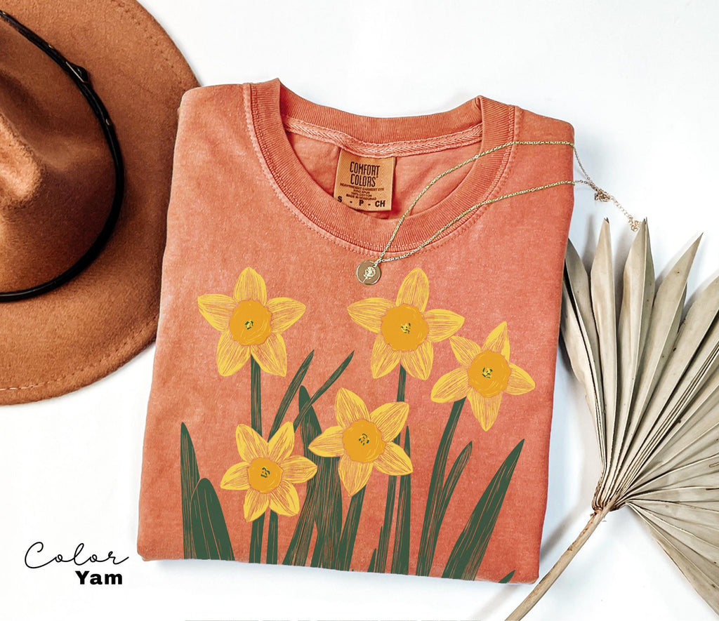 Flower Shirt, Spring Summer Flower, Cottagecore, Nature Lover, Garden Shirt