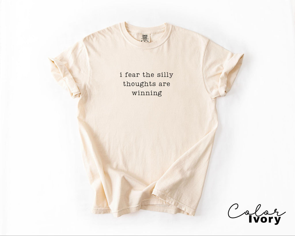 Silly Thoughts Unhinged Shirt, Sarcastic Humor Tee, Funny Meme Shirt, Chaotic Humor Shirt, Relatable Humor Tee, Funny Quote Tee,