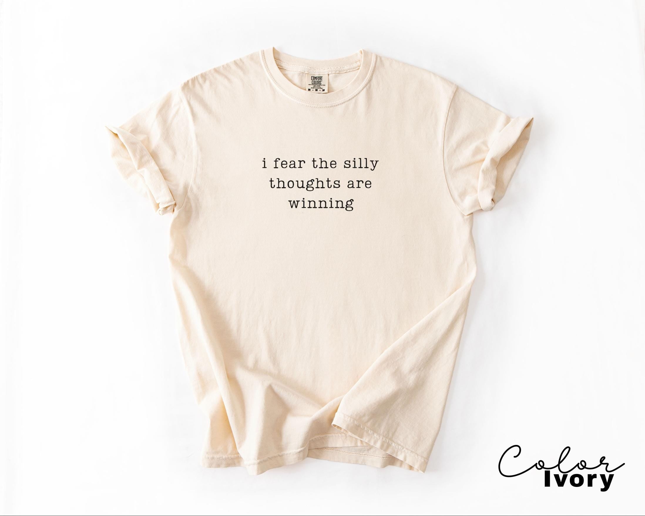 Silly Thoughts Unhinged Shirt, Sarcastic Humor Tee, Funny Meme Shirt, Chaotic Humor Shirt, Relatable Humor Tee, Funny Quote Tee,
