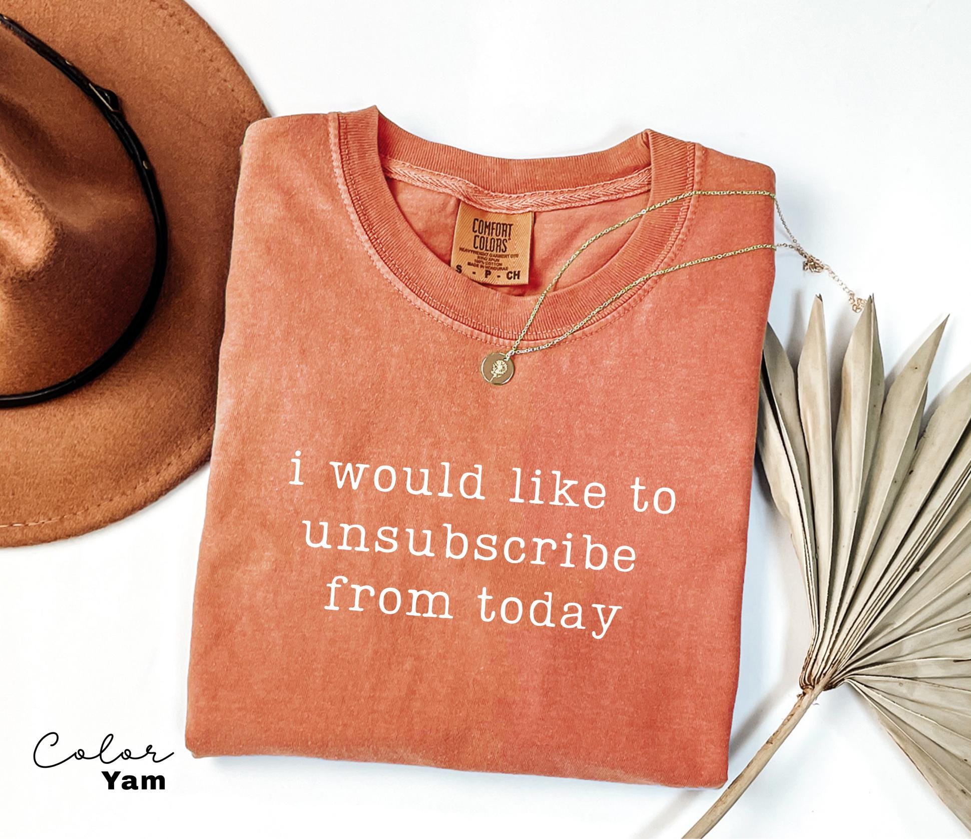 I Would Like to Unsubscribe From Today Shirt, Sarcastic Humor, Funny Meme Shirt, Relatable Quote Shirt, Funny Graphic Tee, Introvert