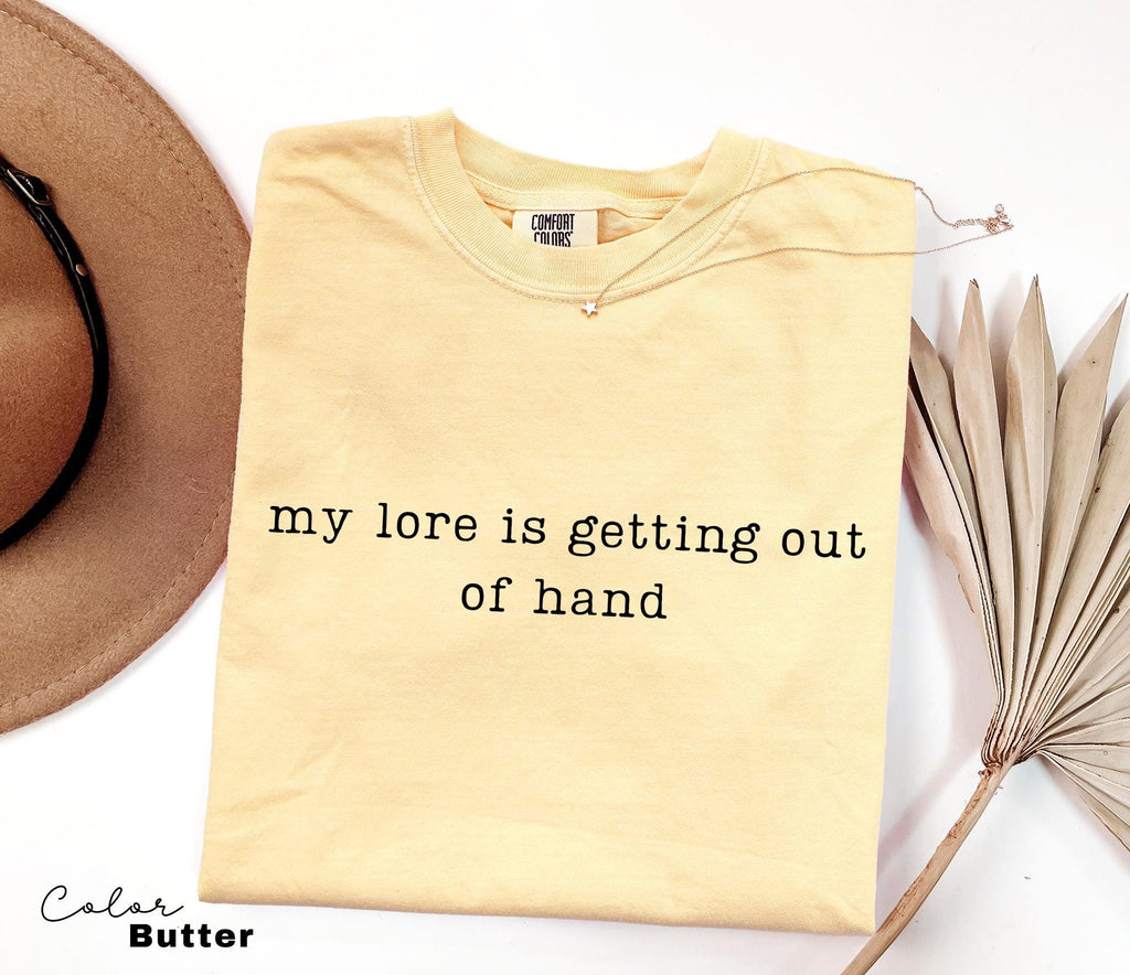 Comfort Colors Funny Lore Shirt, Funny Meme Shirt, Internet Humor Tee, Sarcastic Humor Shirt, Relatable Humor Tee, Gen Z Humor Tee,
