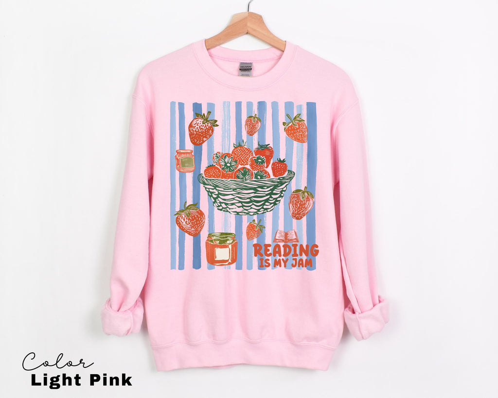 Comfort Colors® Bookish Shirt, Reading is My Jam, Bookish Sweatshirt, Reading Shirt, Gifts for Readers, Teacher Gift, Reading Teacher Shirt